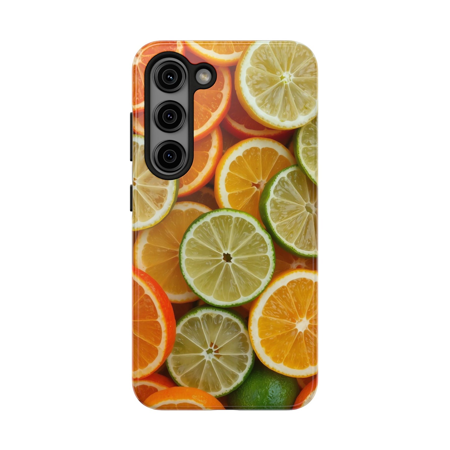Citrus Slice Tough Phone Case – Vibrant Fruit Design for Summer Fun