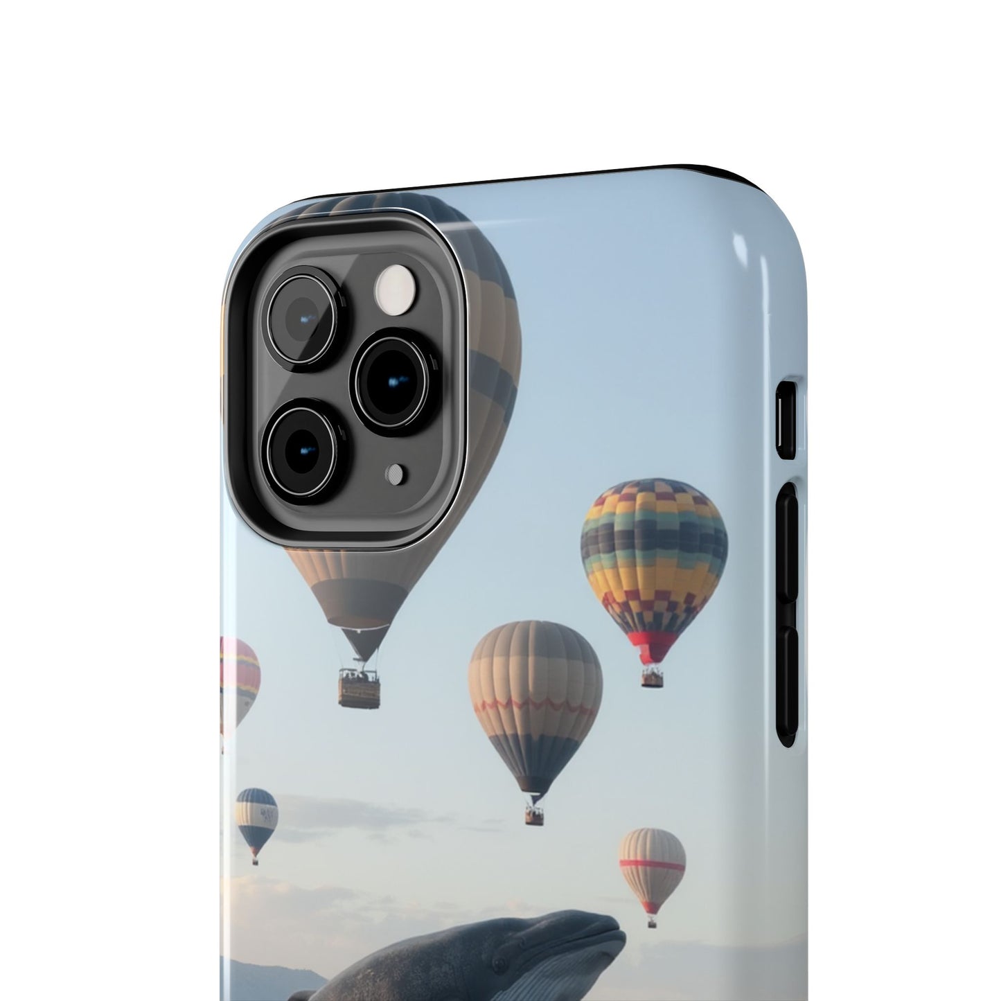 Whale Hot Air Balloon Tough Phone Case - Adventure & Nature Lovers