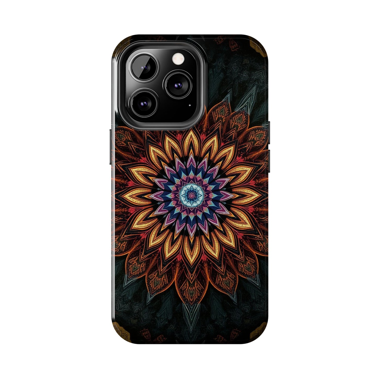 Mystic Mandala Tough Phone Case - Durable Protection with Artistic Design - for iPhone