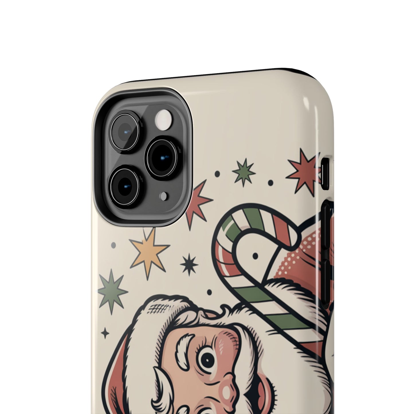 Retro Santa Tough Phone Case - Festive Holiday Design