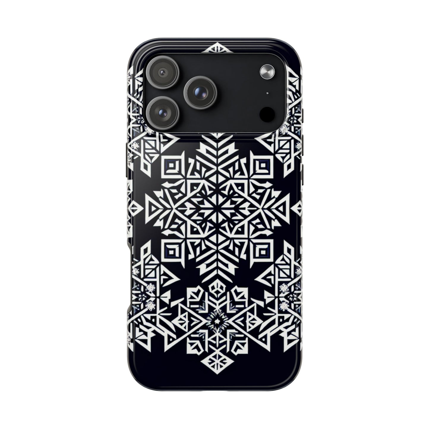 Winter Wonderland Tough Phone Case - Digital Snowflake - for iPhone