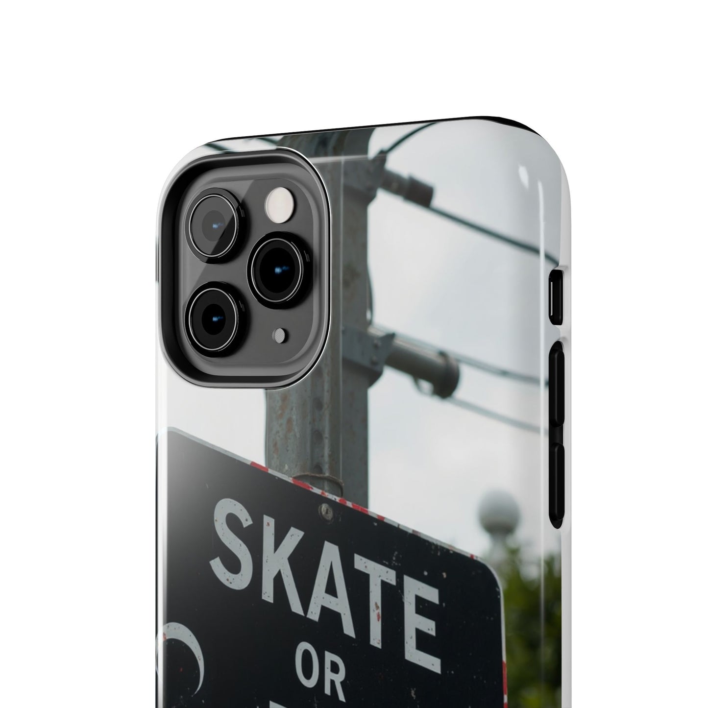 Black Sign Skate or Die Design - Tough Phone Case for iPhone