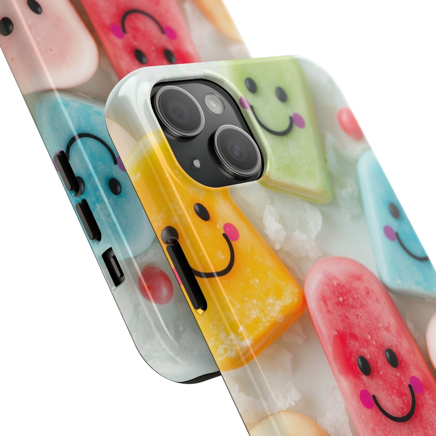 Cute Smile Popsicle Tough Phone Case - Fun Protection for Your Device