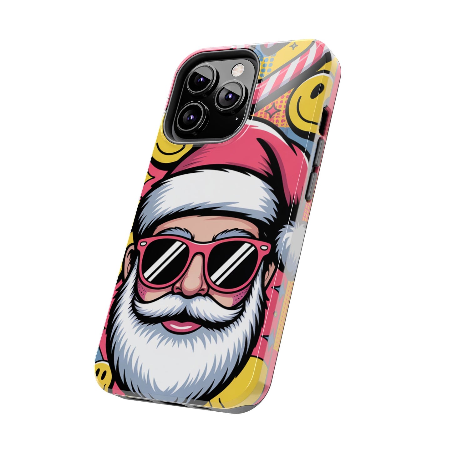 Pop Art Santa Sunglasses Tough Phone Case for Holiday Vibes