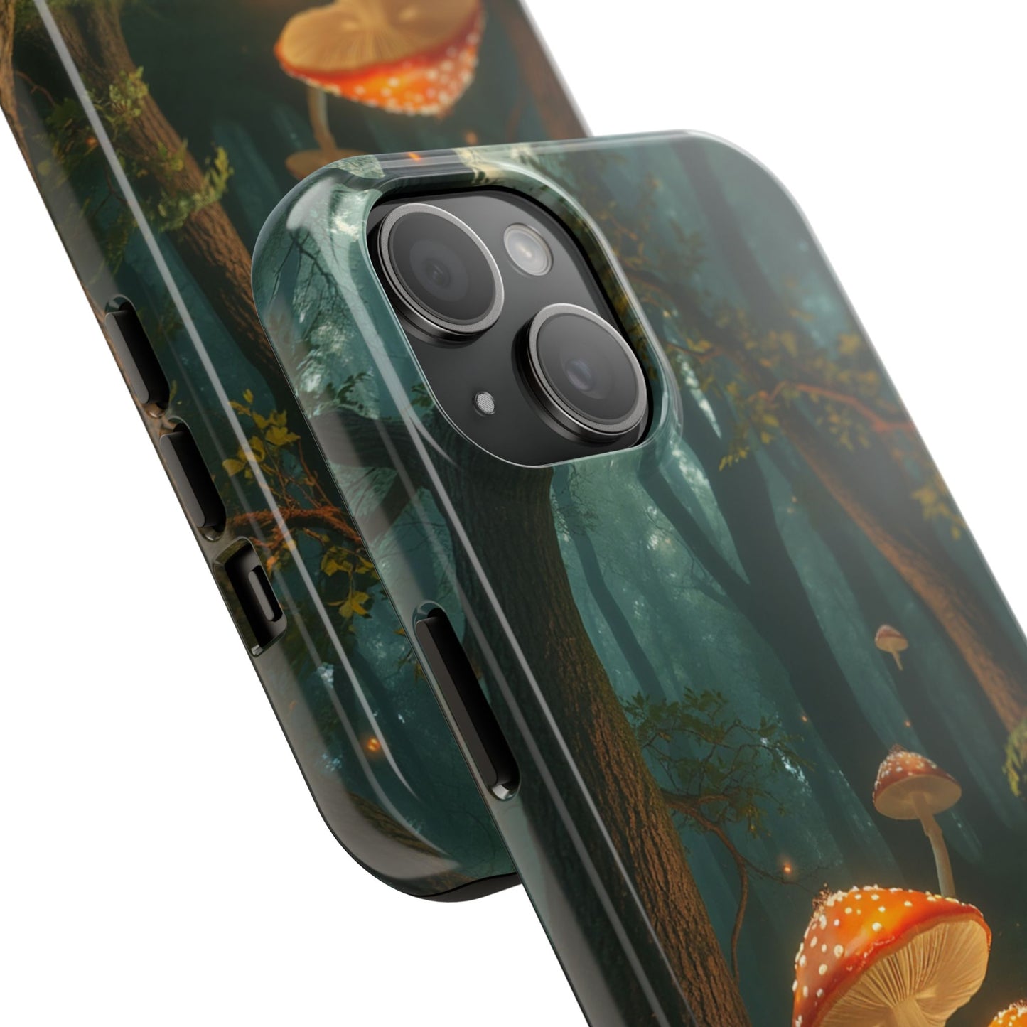 Whimsical Mushroom Tough Phone Case - Forest Fantasy Design