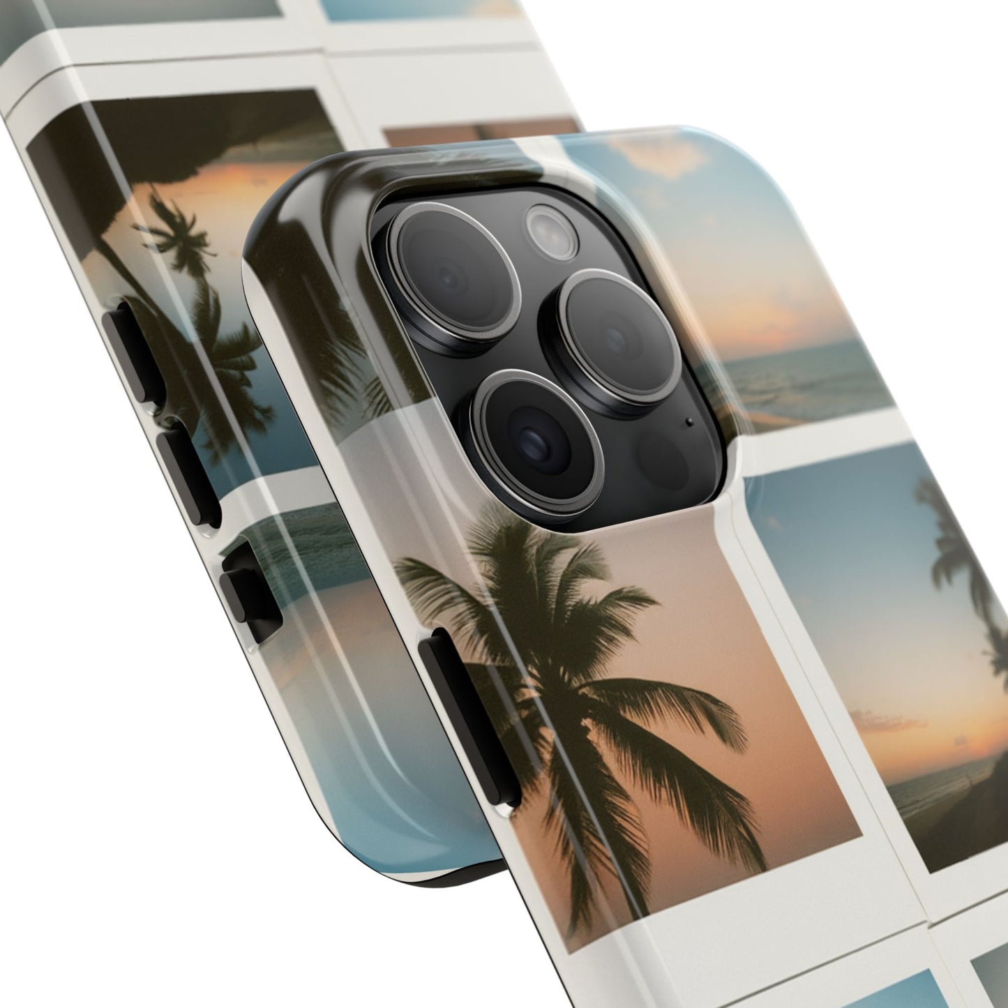 Tropical Sunset Tough Phone Case - Beach Vibes for Summer Adventures