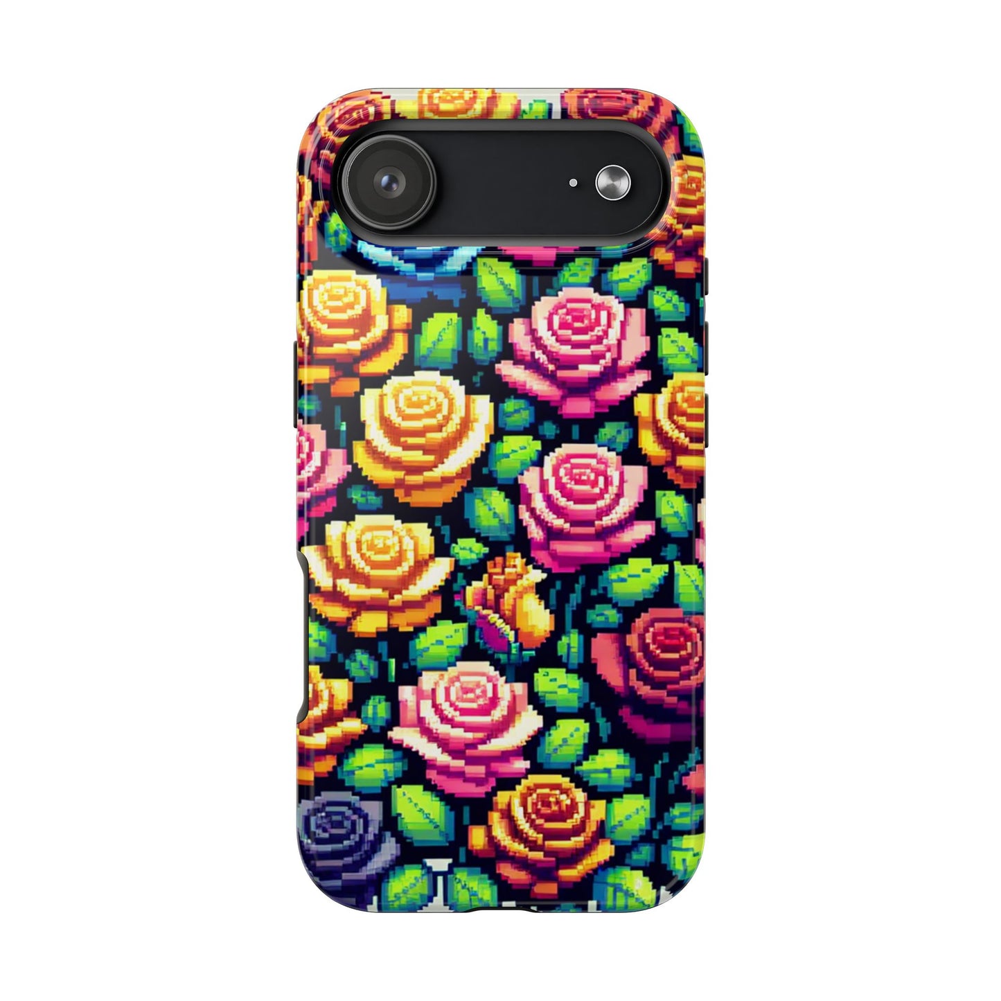 Vibrant Floral Tough Phone Case - Stylish Protection for Flower Lovers