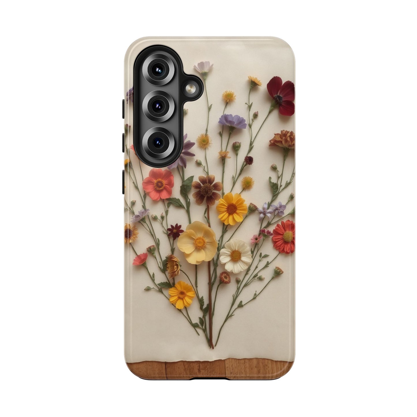 Floral Tough Phone Case - Durable Protection with Nature-Inspired Design