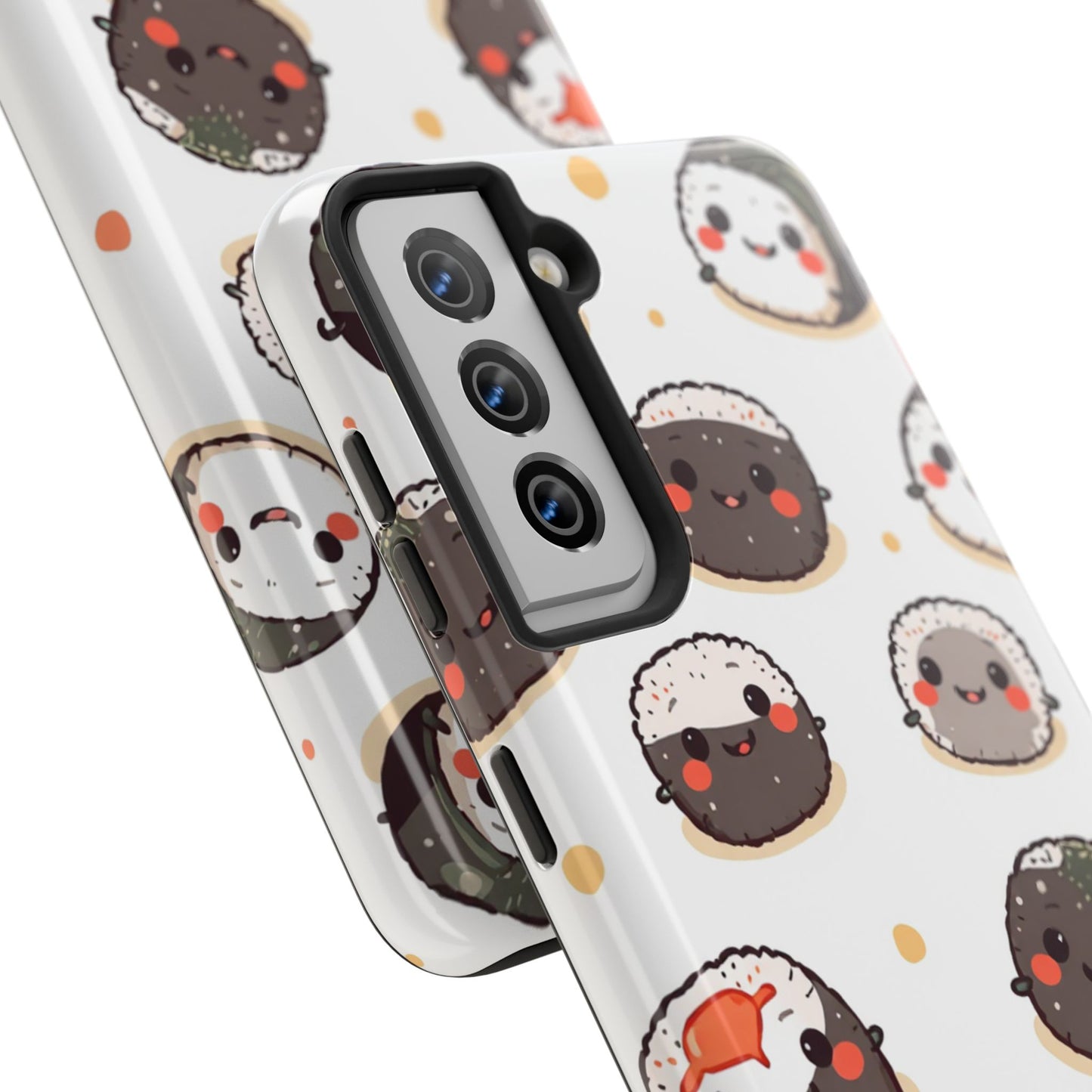 Cute Sushi Tough Phone Case - Kawaii Design for Food Lovers