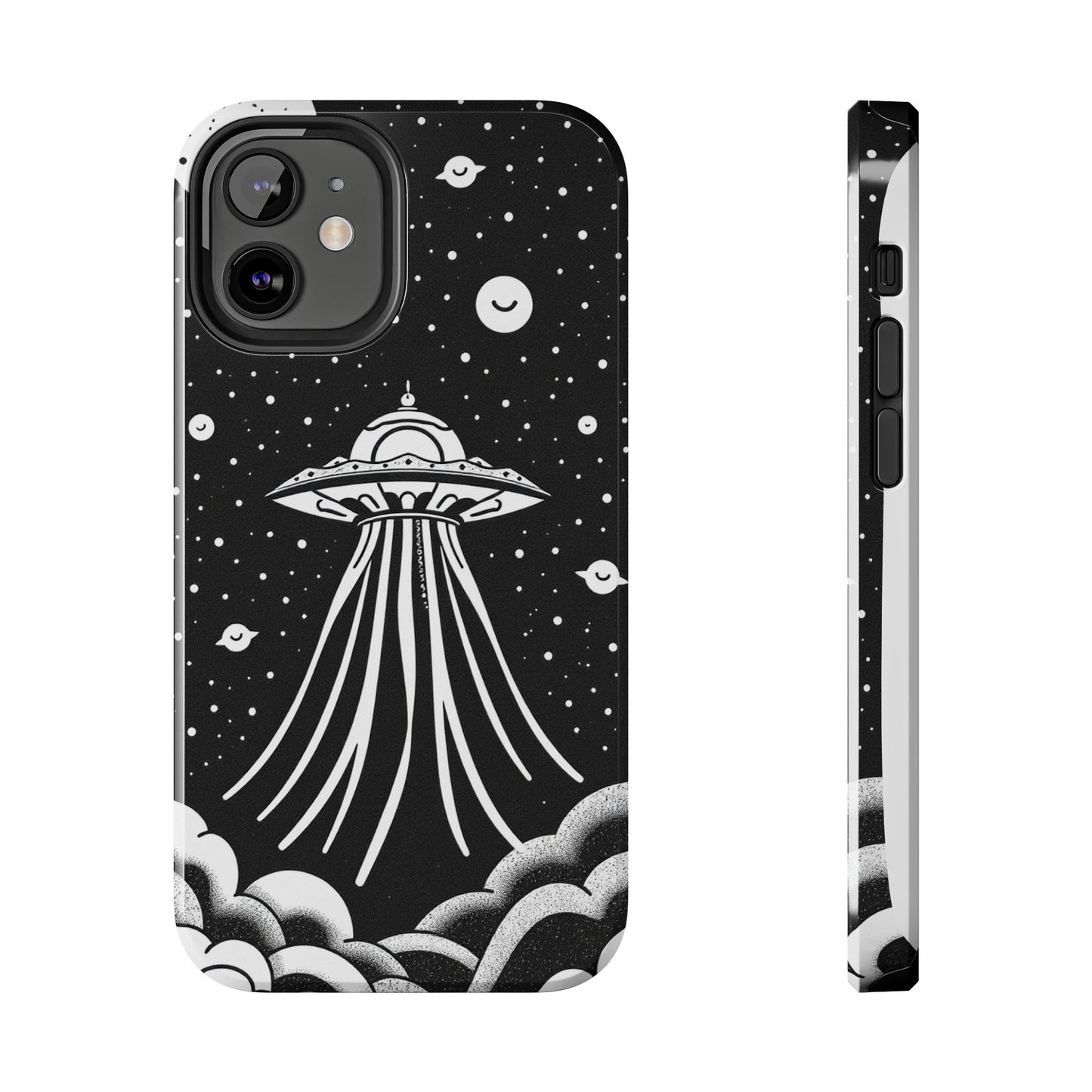 Galaxy UFO Tough Phone Case - Durable Protection with Unique Space Design