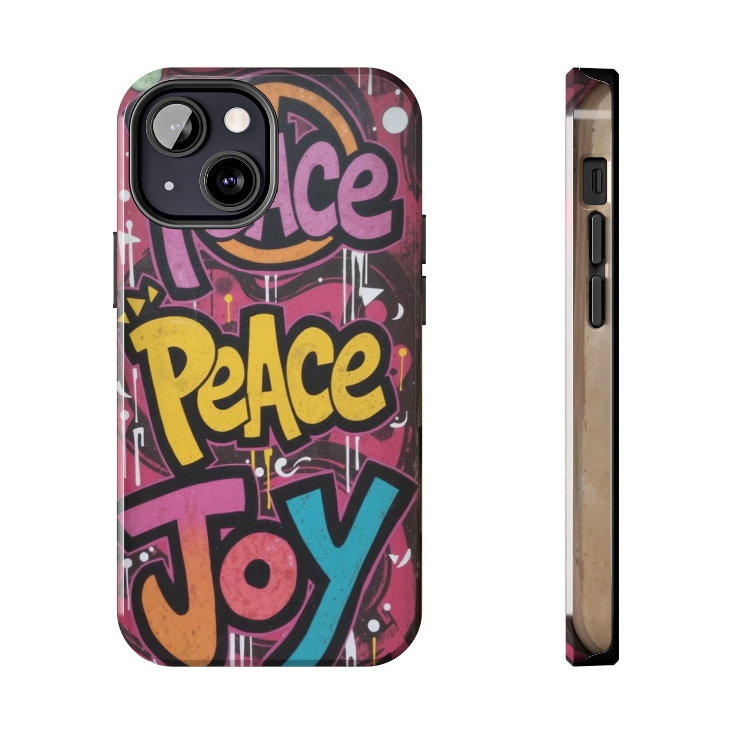 Colorful Peace Joy Tough Phone Case