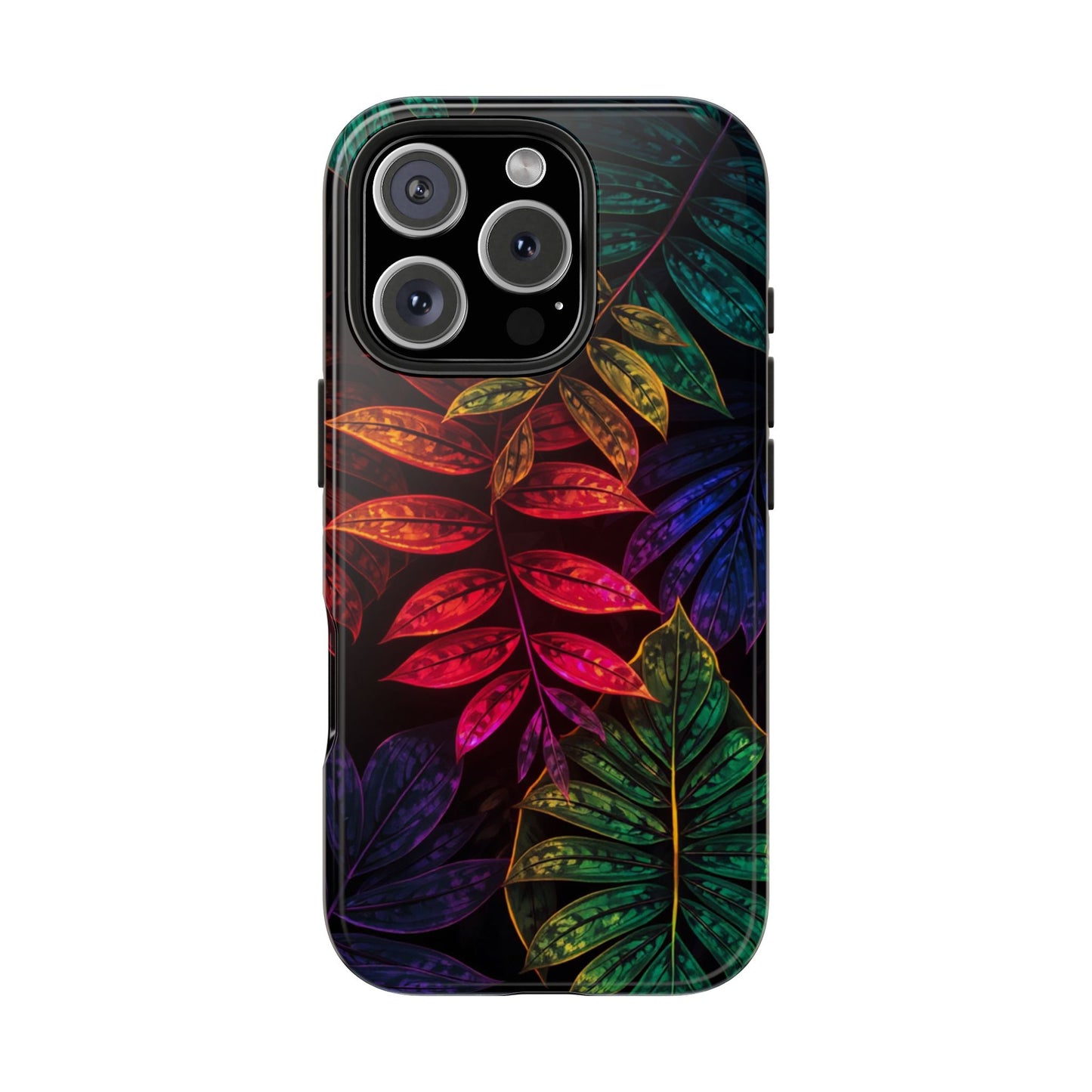 Vibrant Tropical Leaf Tough Phone Case