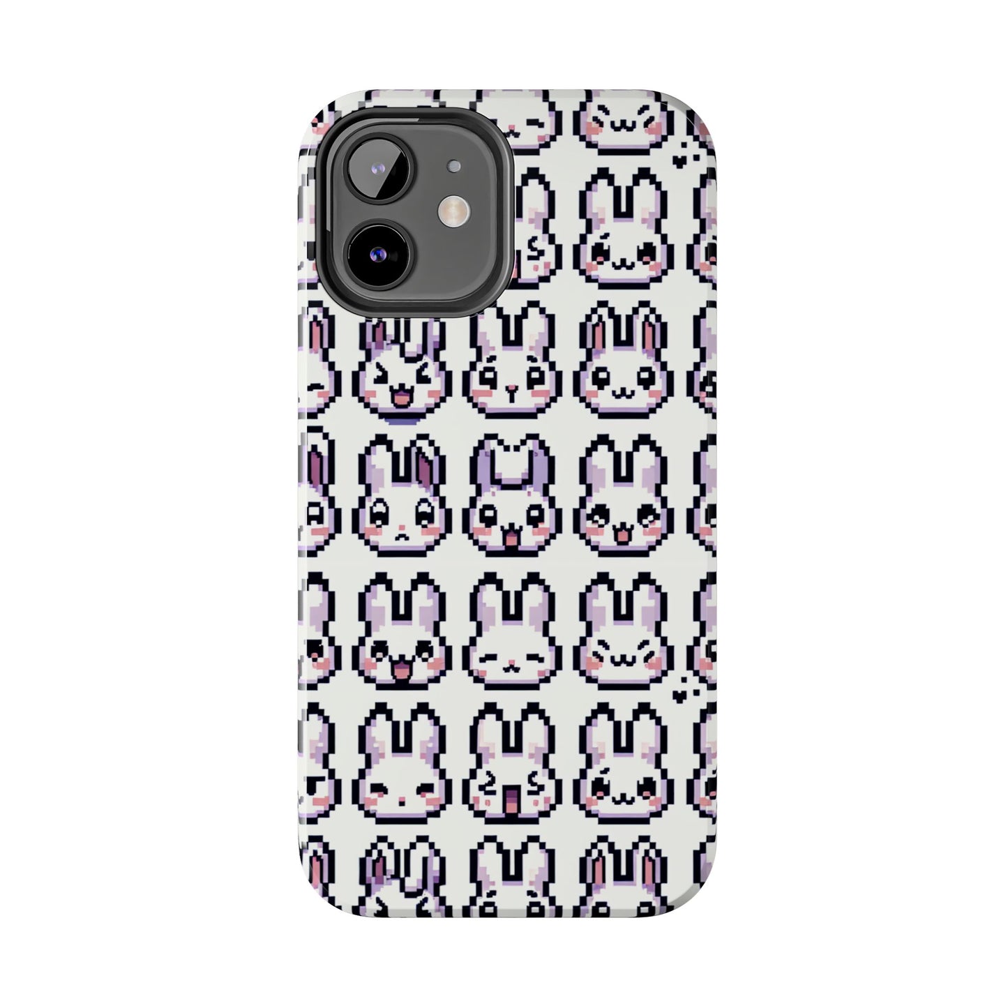 Cute Pixel Bunny Tough Phone Case - Stylish & Protective Cover for iPhone