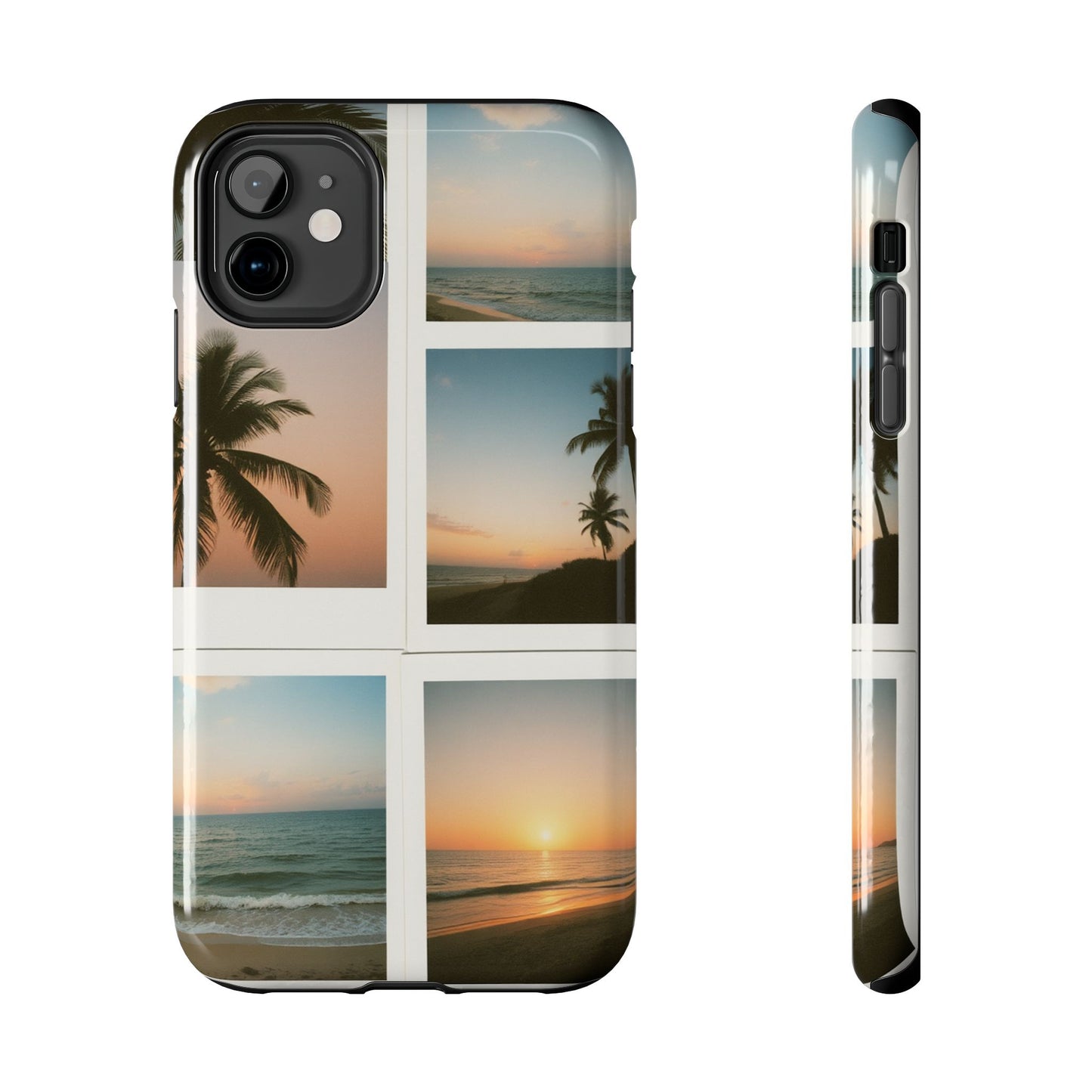 Tropical Sunset Tough Phone Case - Beach Vibes for Summer Adventures