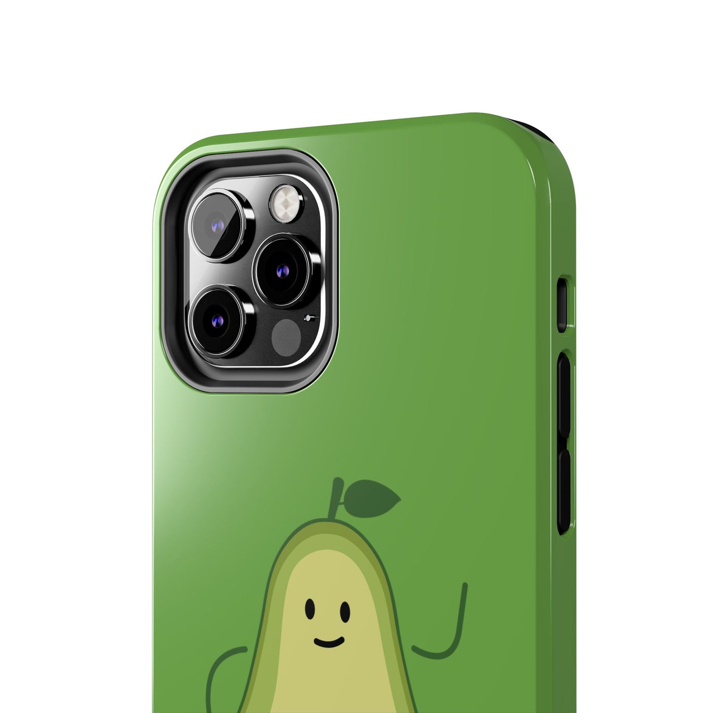 Vegan Avocado Tough Phone Case - Cute & Durable Phone Cover - for iPhone