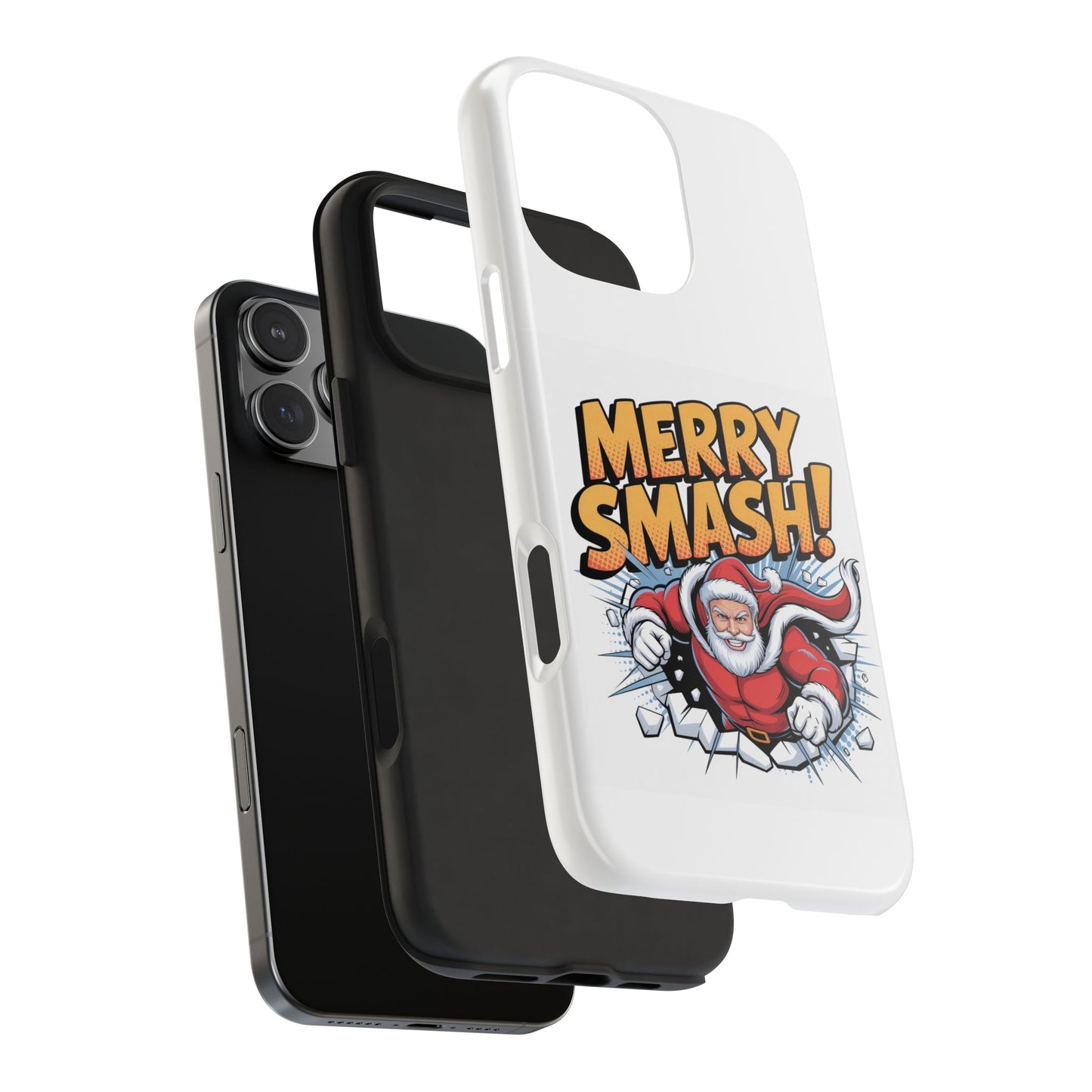 Santa Merry Smash Phone Case
