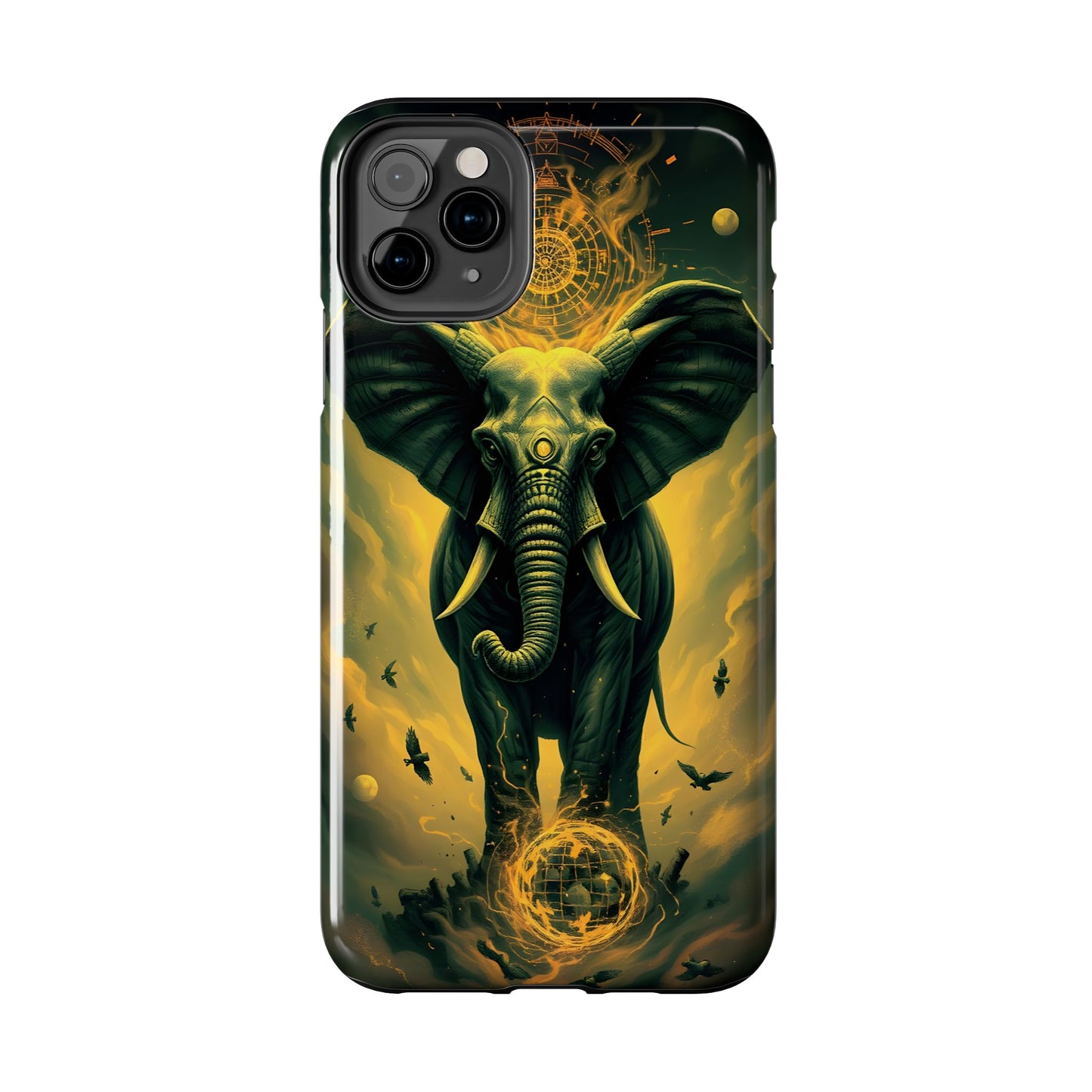 Majestic Elephant Clouds Tough Phone Case - Durable Protection with Bold Design - for iPhone