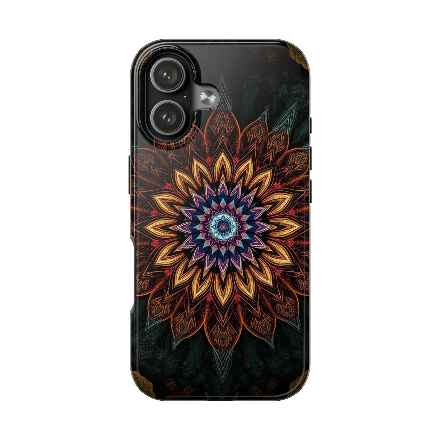 Mystic Mandala Tough Phone Case - Durable Protection with Artistic Design - for iPhone