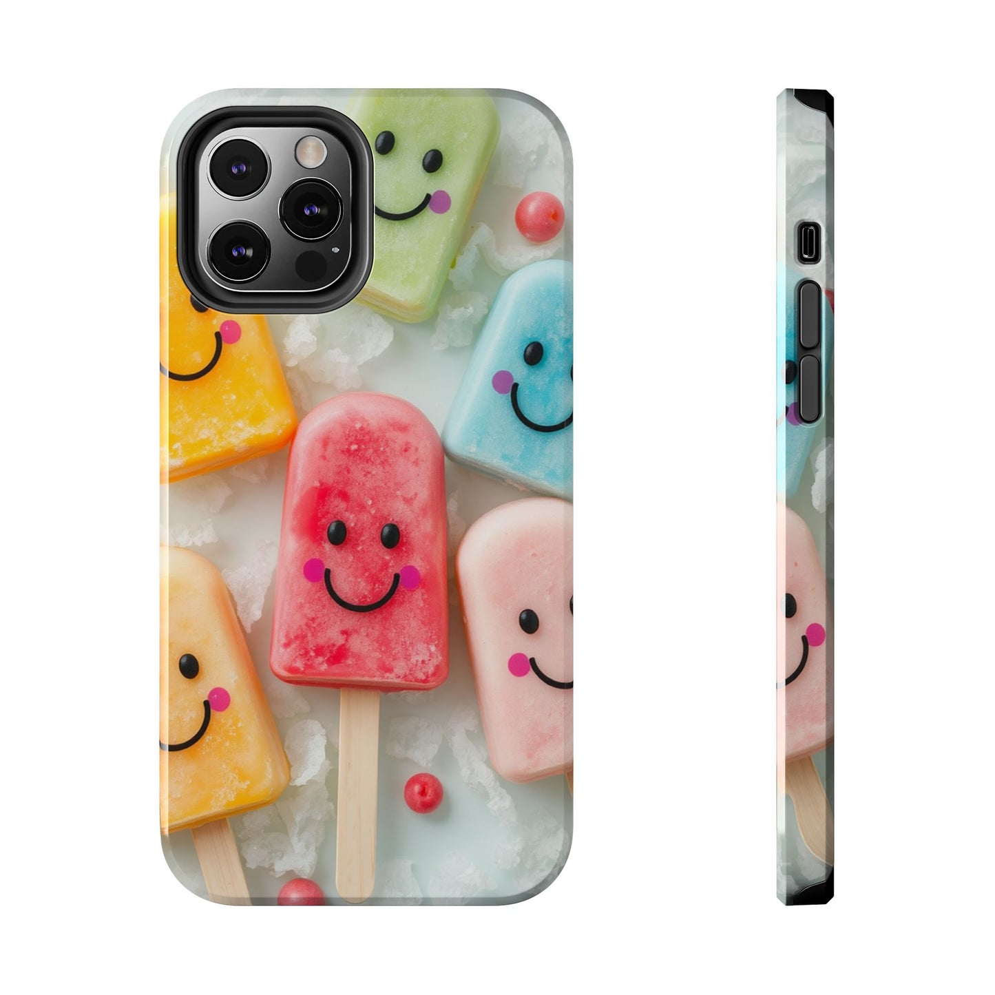 Cute Smile Popsicle Tough Phone Case - Fun Protection for Your Device