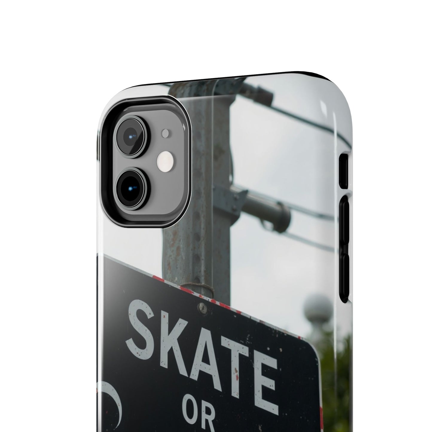 Black Sign Skate or Die Design - Tough Phone Case for iPhone