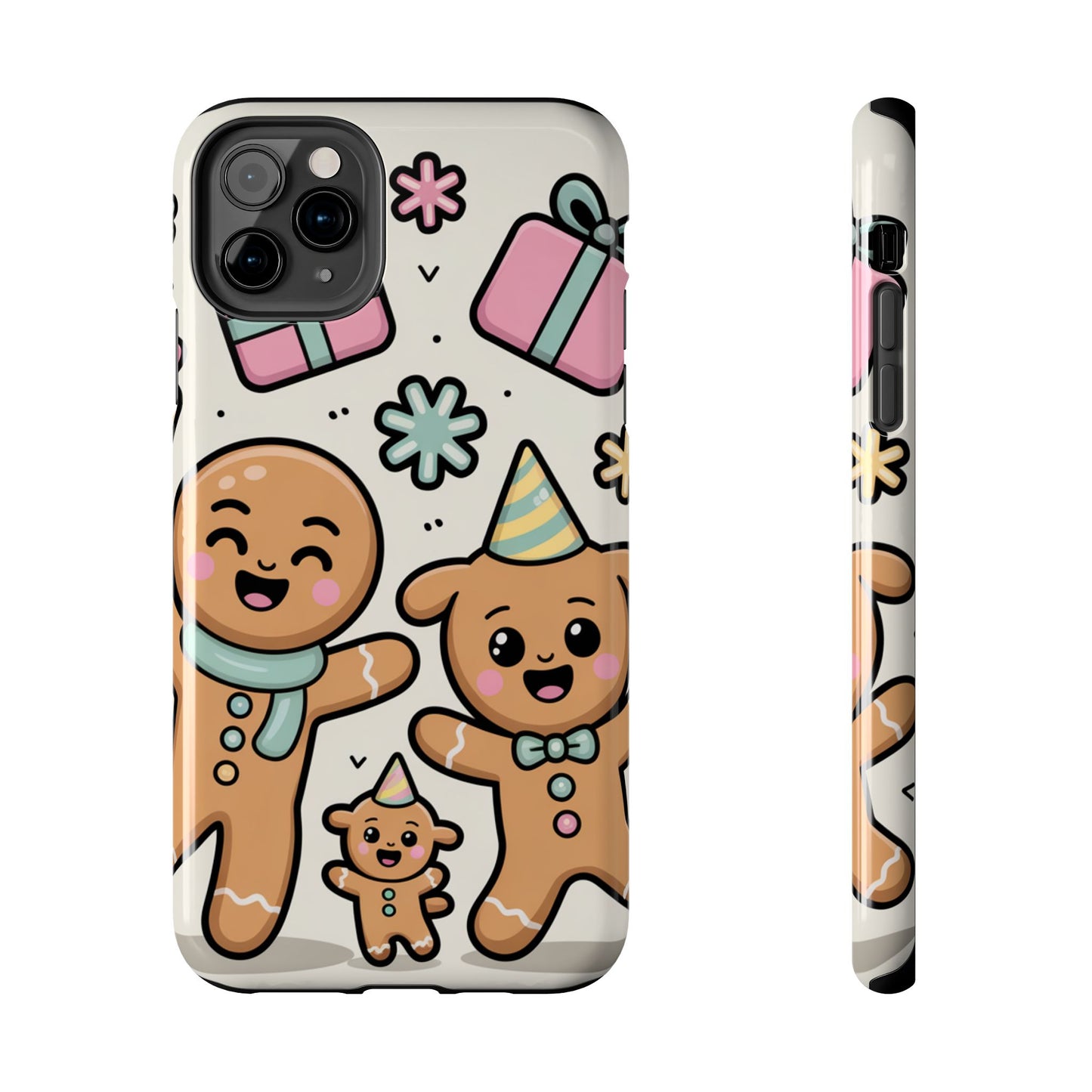 Gingerbread Family Dancing Holiday Phone Case