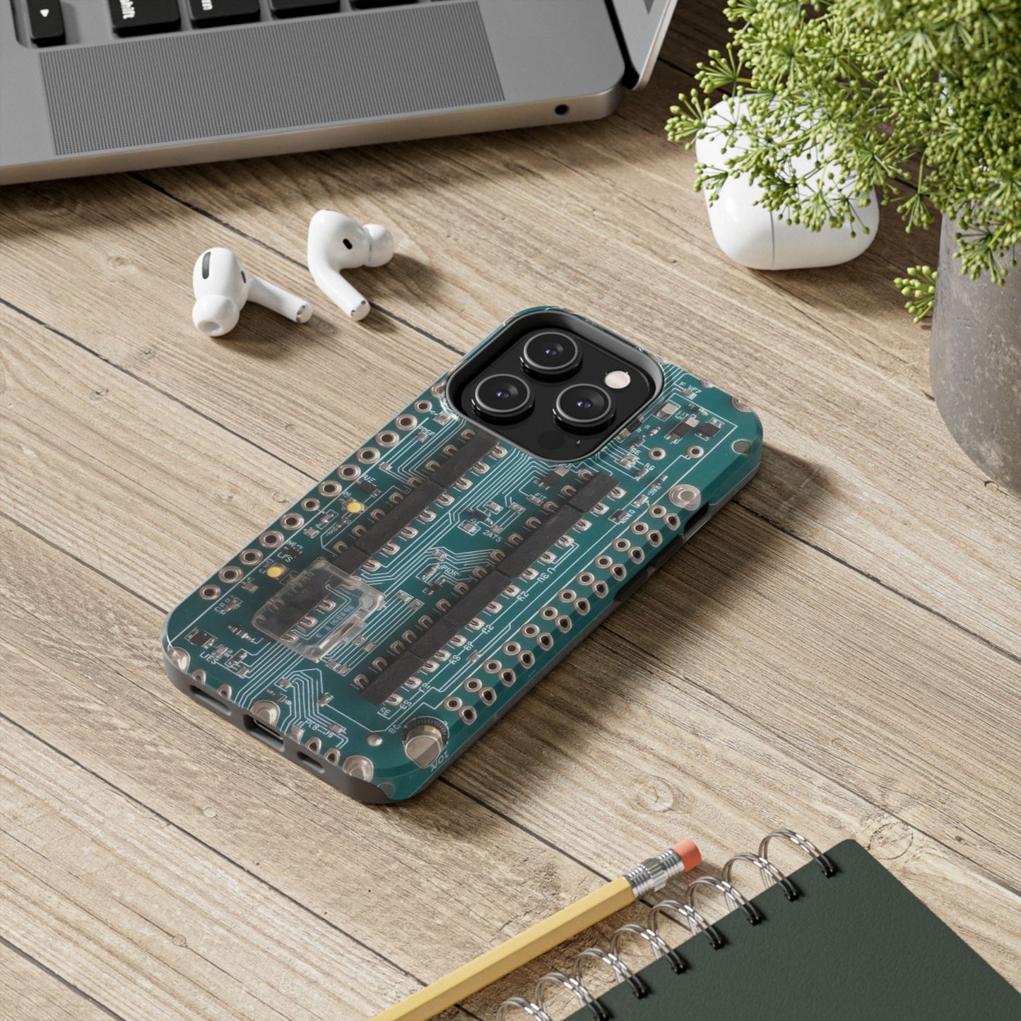 Old Circuits Design Tough Phone Case - for iPhone