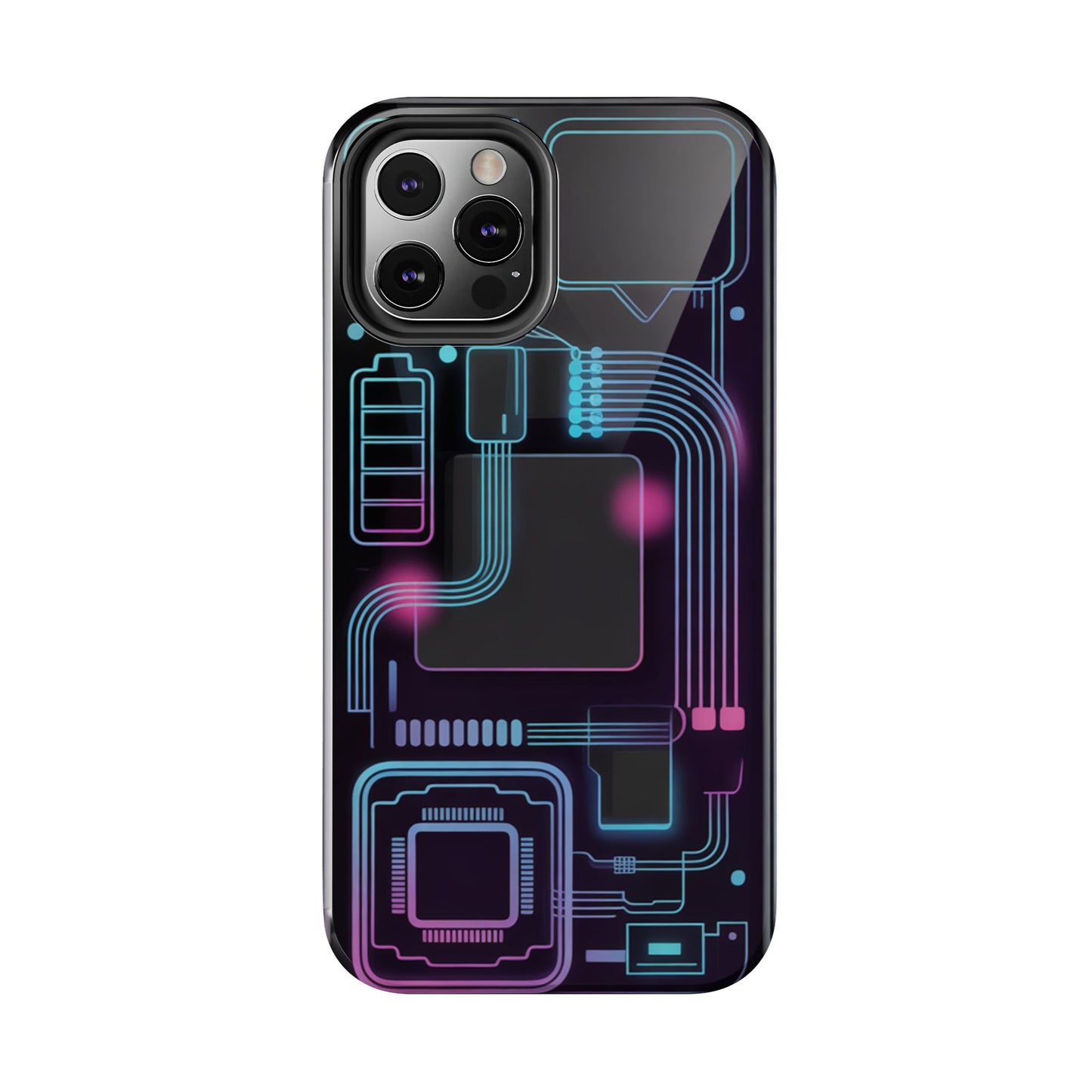 Cyberpunk Circuits Tough Phone Case