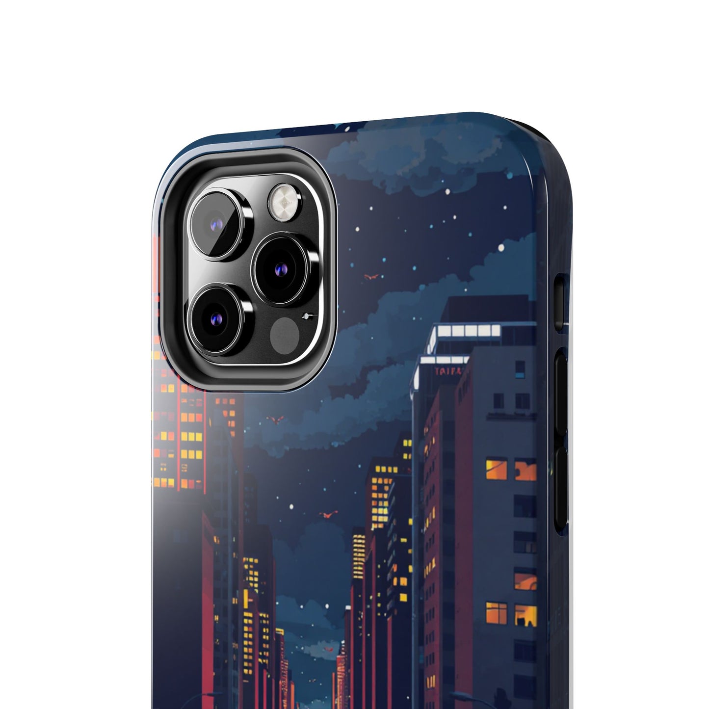 Urban Nightlife Tough Phone Case - Durable & Stylish Protection