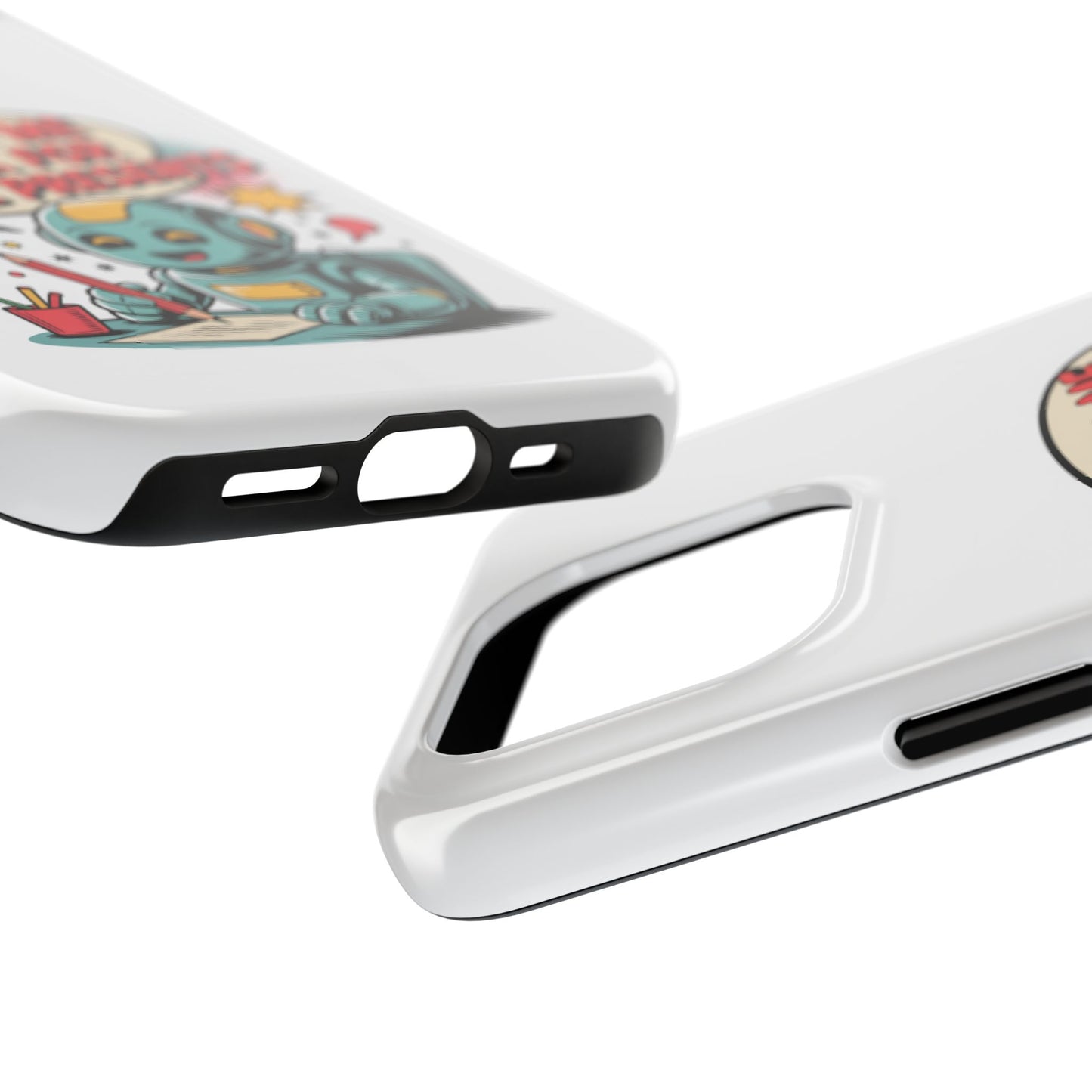 Fun Robot Phone Case - "AI Told Me to Ask for More Presents"