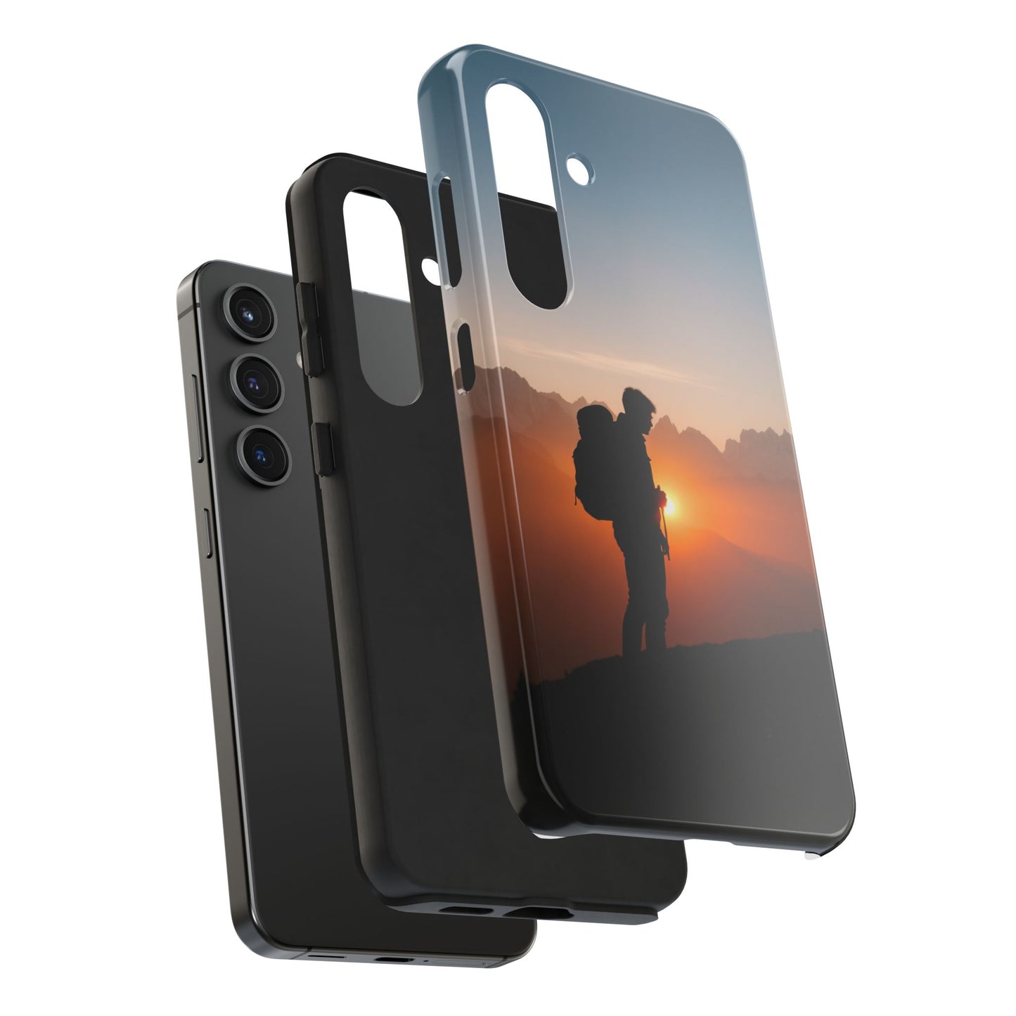 Explorer Adventure Sunset Mountain iPhone Case