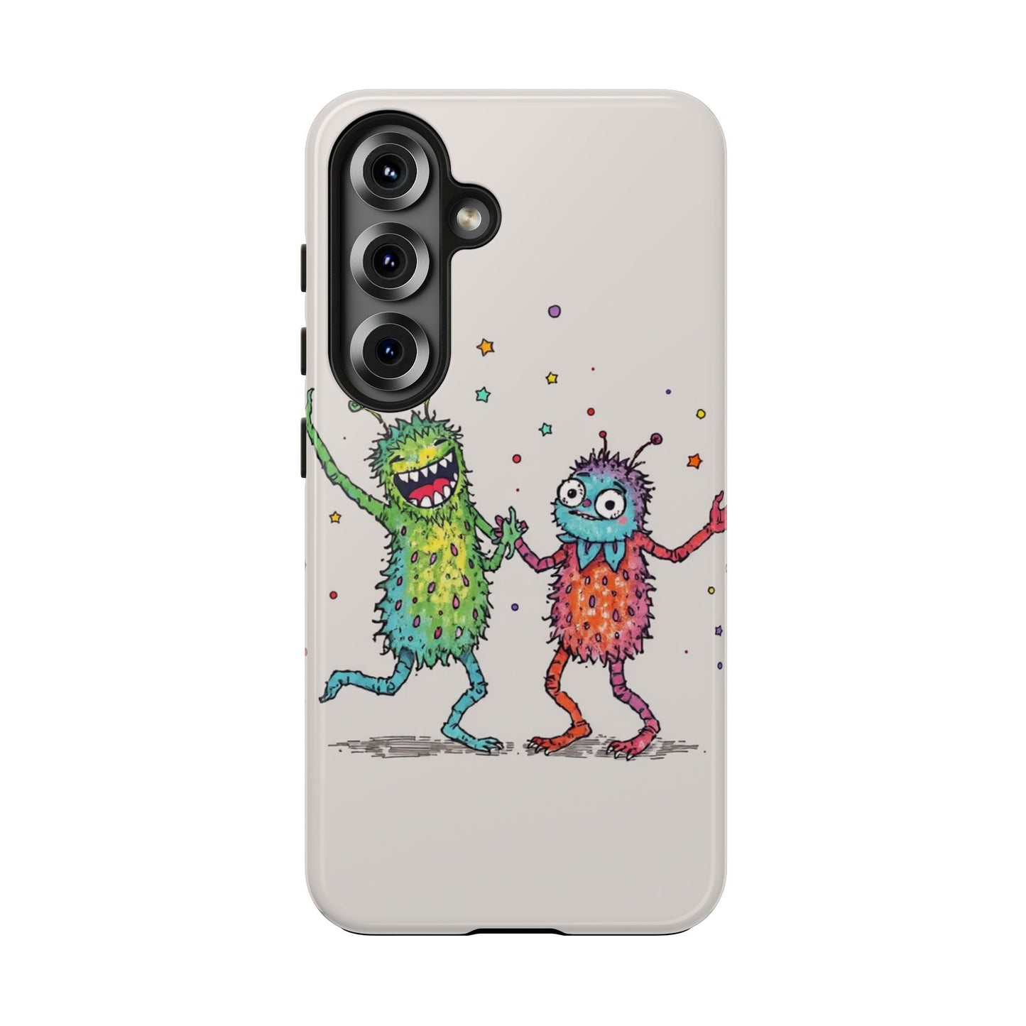 Colorful Monster Tough Phone Case - Fun and Playful Design