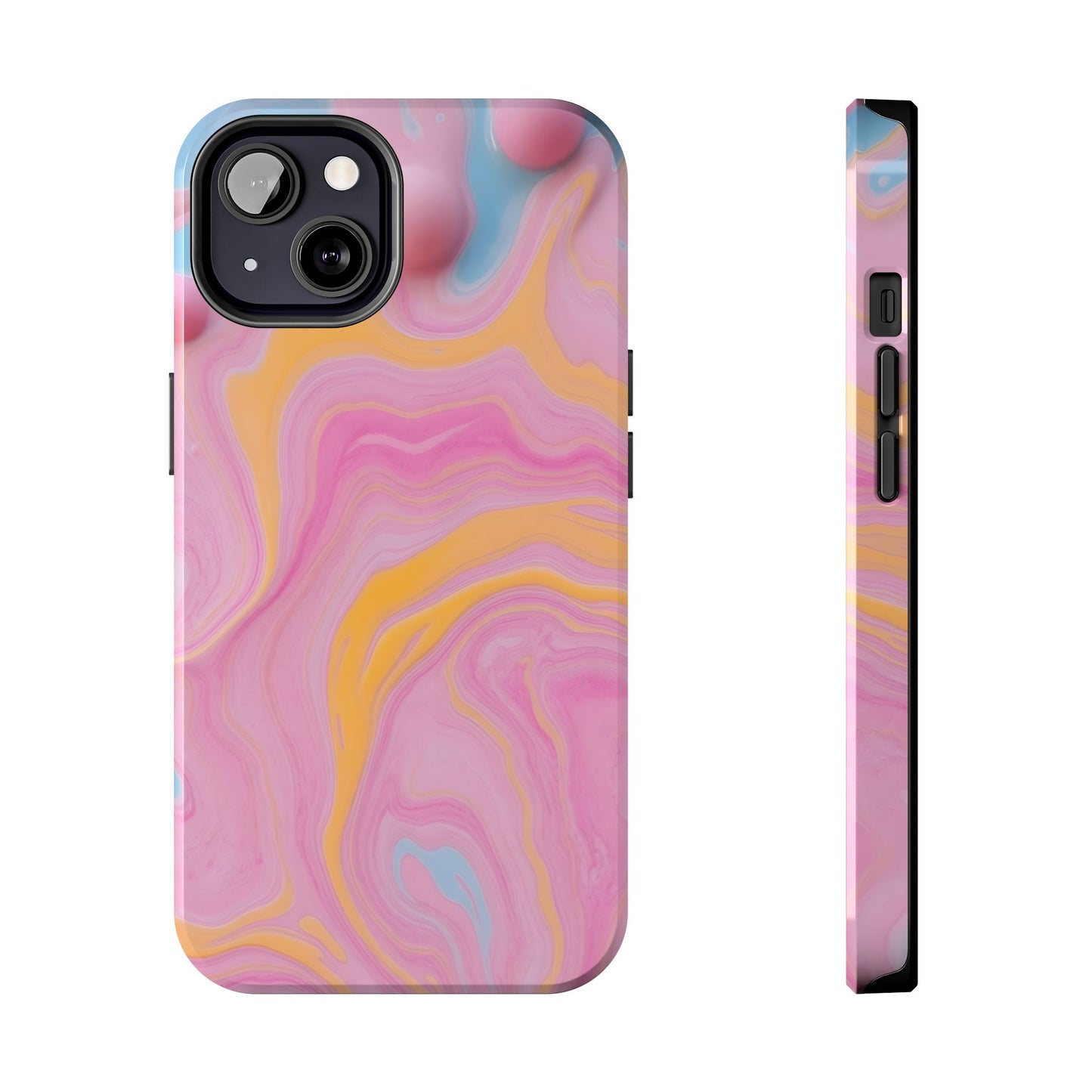 Liquid Candy Abstract Tough Phone Case - Durable Protection with Artistic Design - for iPhone