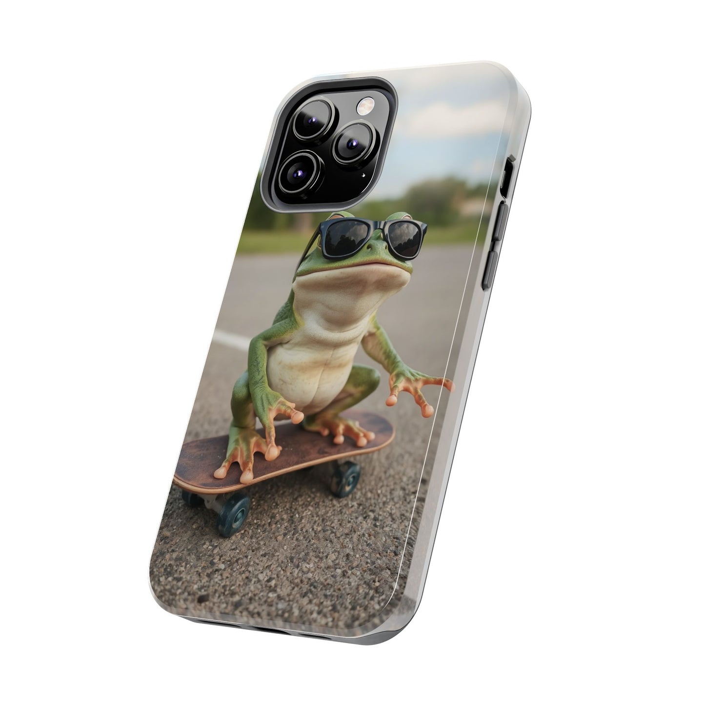 Cool Frog Skateboard Phone Case - Tough and Stylish Protection