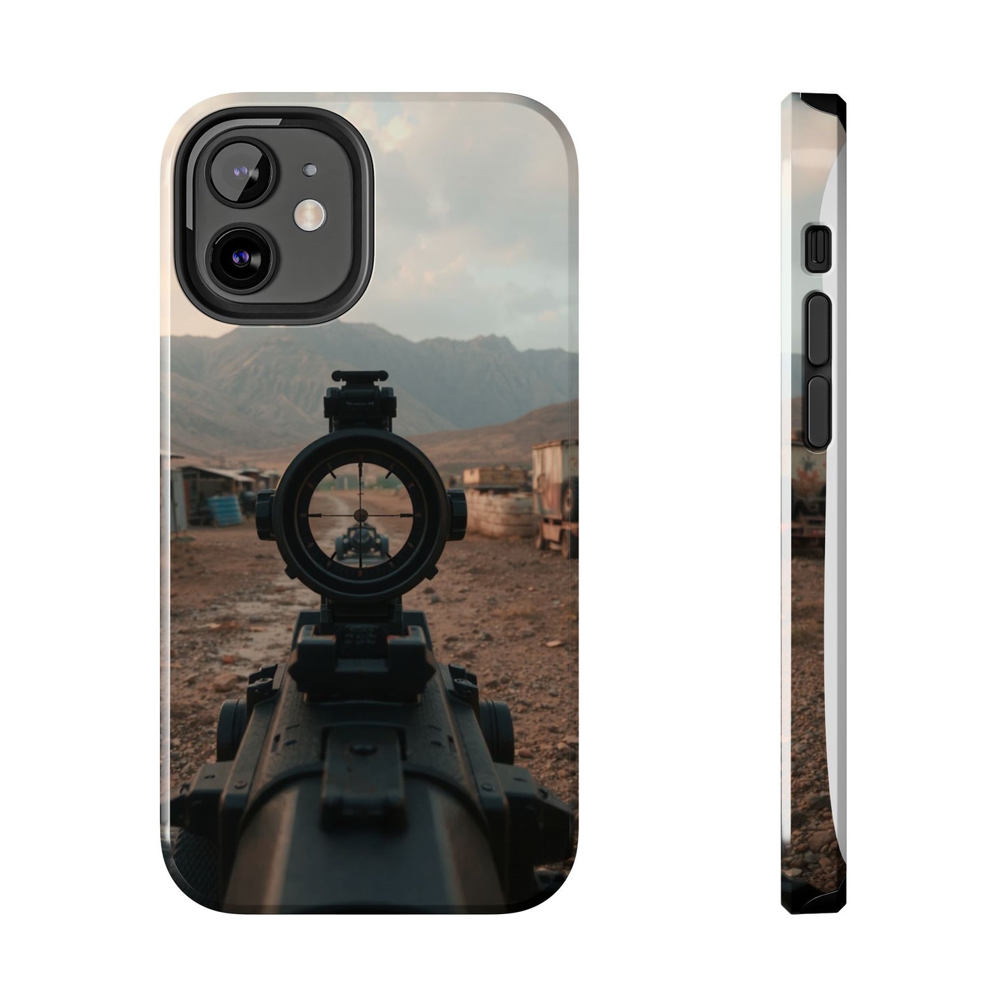 Tough Phone Case - Military Inspired Design with Sniper Scope