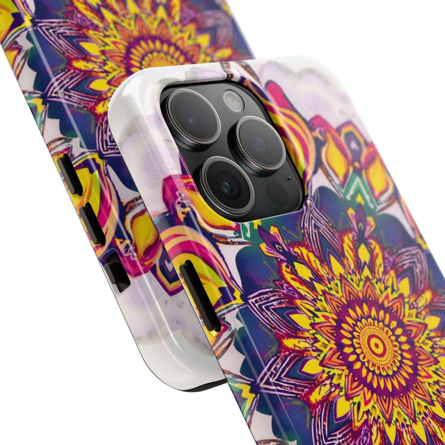 Vibrant Mandala Tough Phone Case - Boho Style Protection - for iPhone