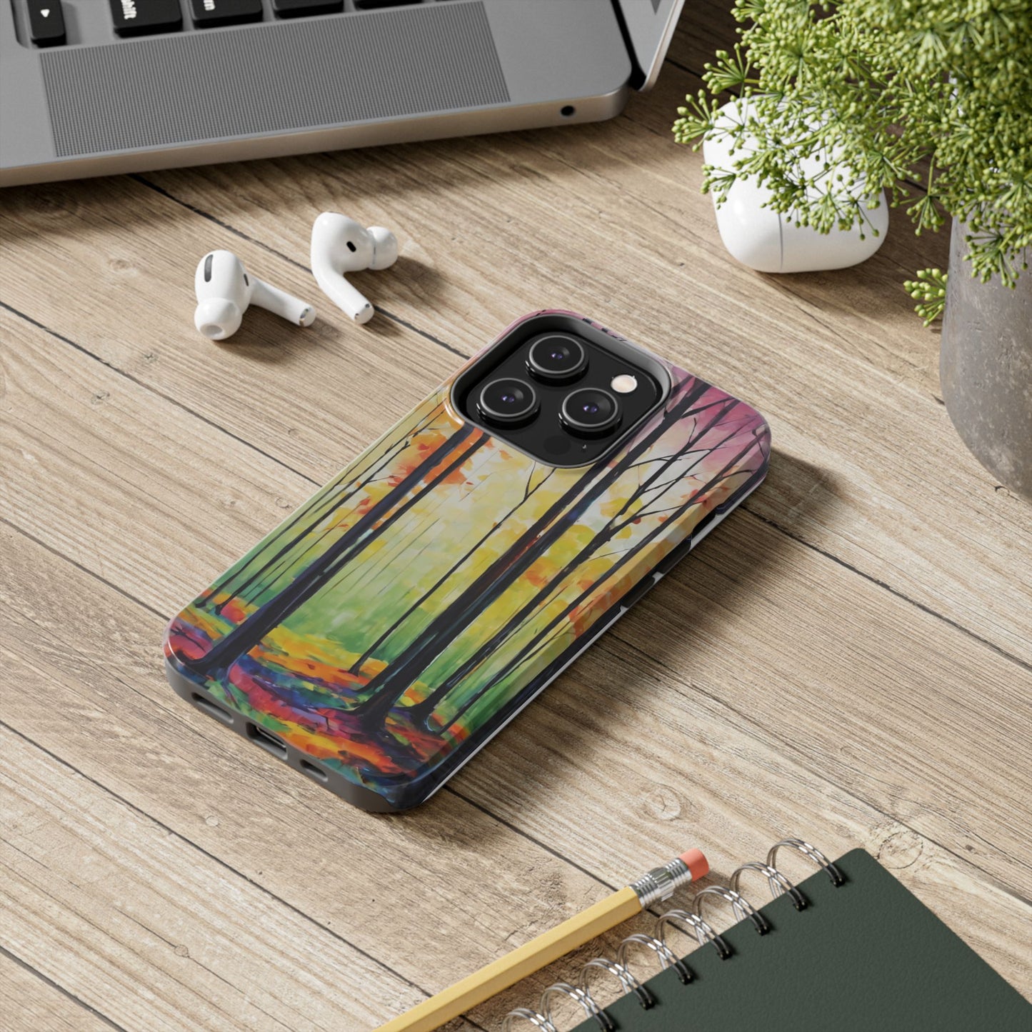 Nature-Inspired Tough Phone Case for Outdoor&Artists Enthusiasts - for iPhone