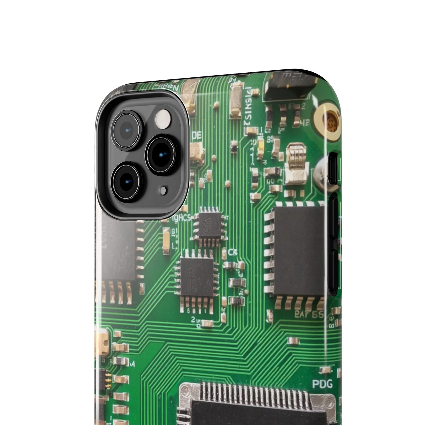 Circuit Board Tough Phone Case - Durable Tech Design