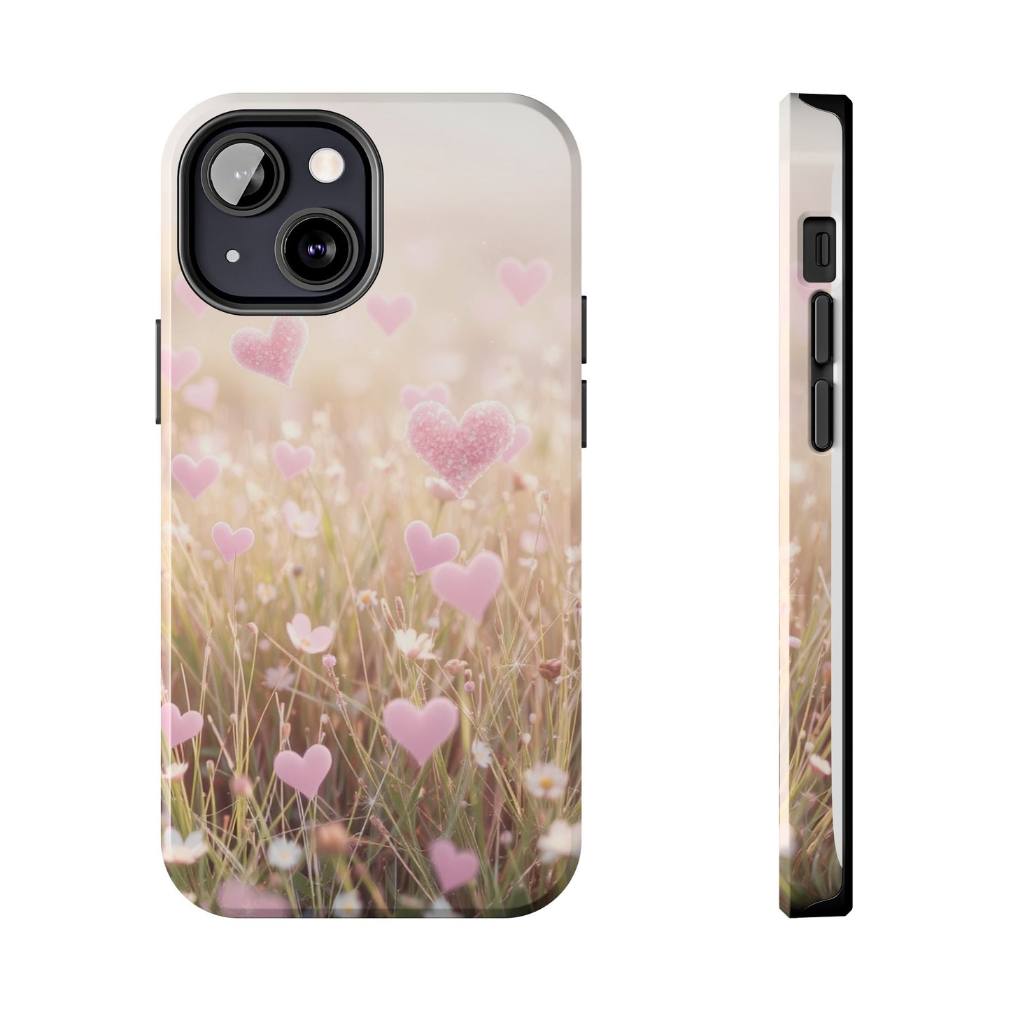 Romantic Hearts Tough Phone Case - Perfect for Lovers and Celebrations