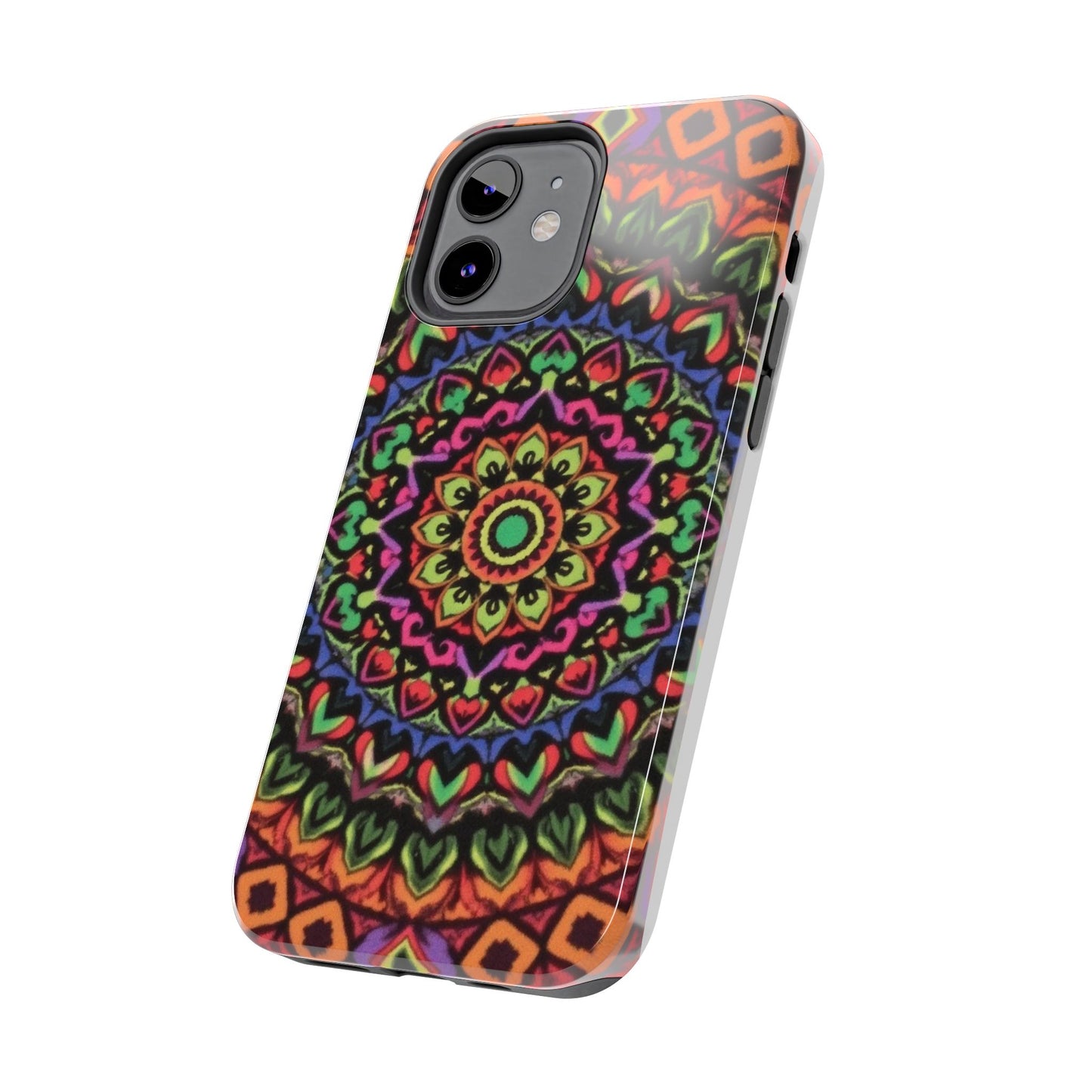 Colorful Mandala Tough Phone Case - Vibrant Designs for Trendy Protection - for iPhone