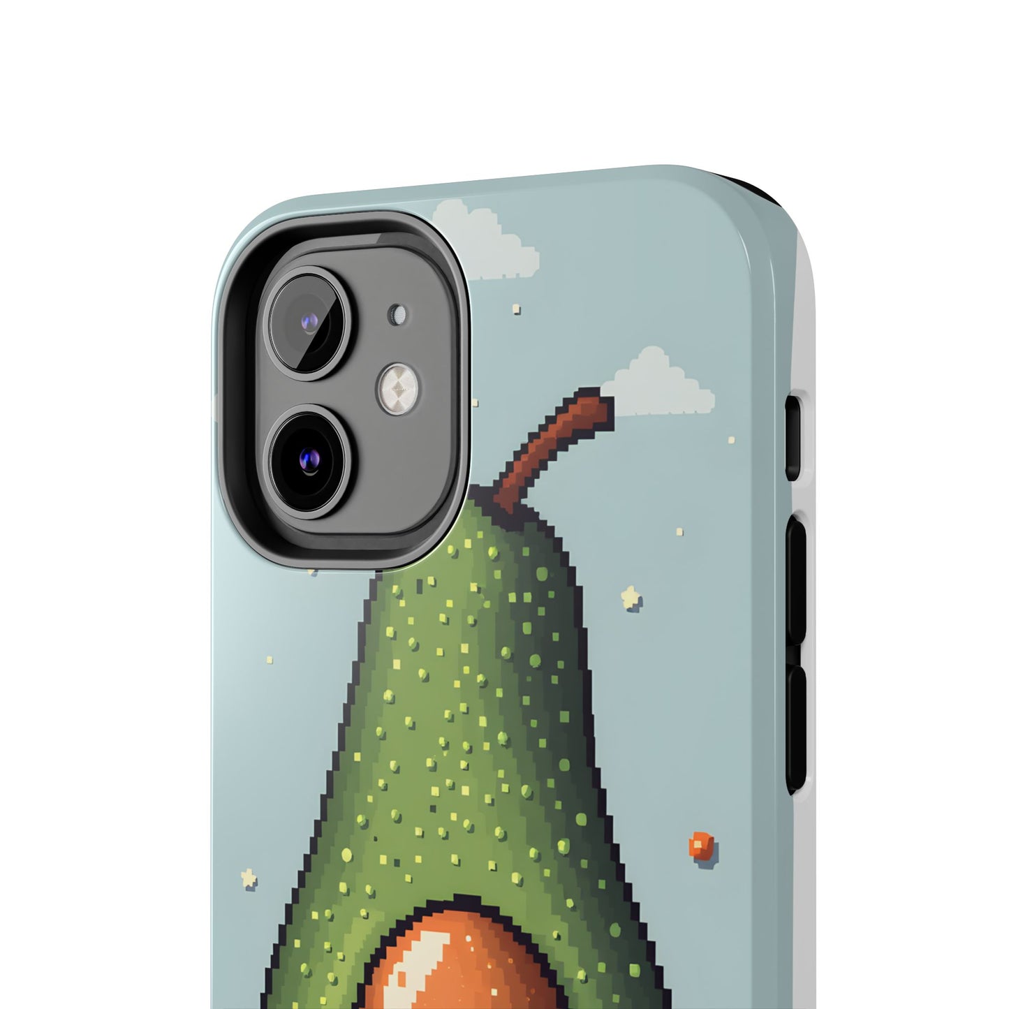 Pixel Avocado Tough Phone Case - Perfect for Foodies & Nature Lovers - for iPhone