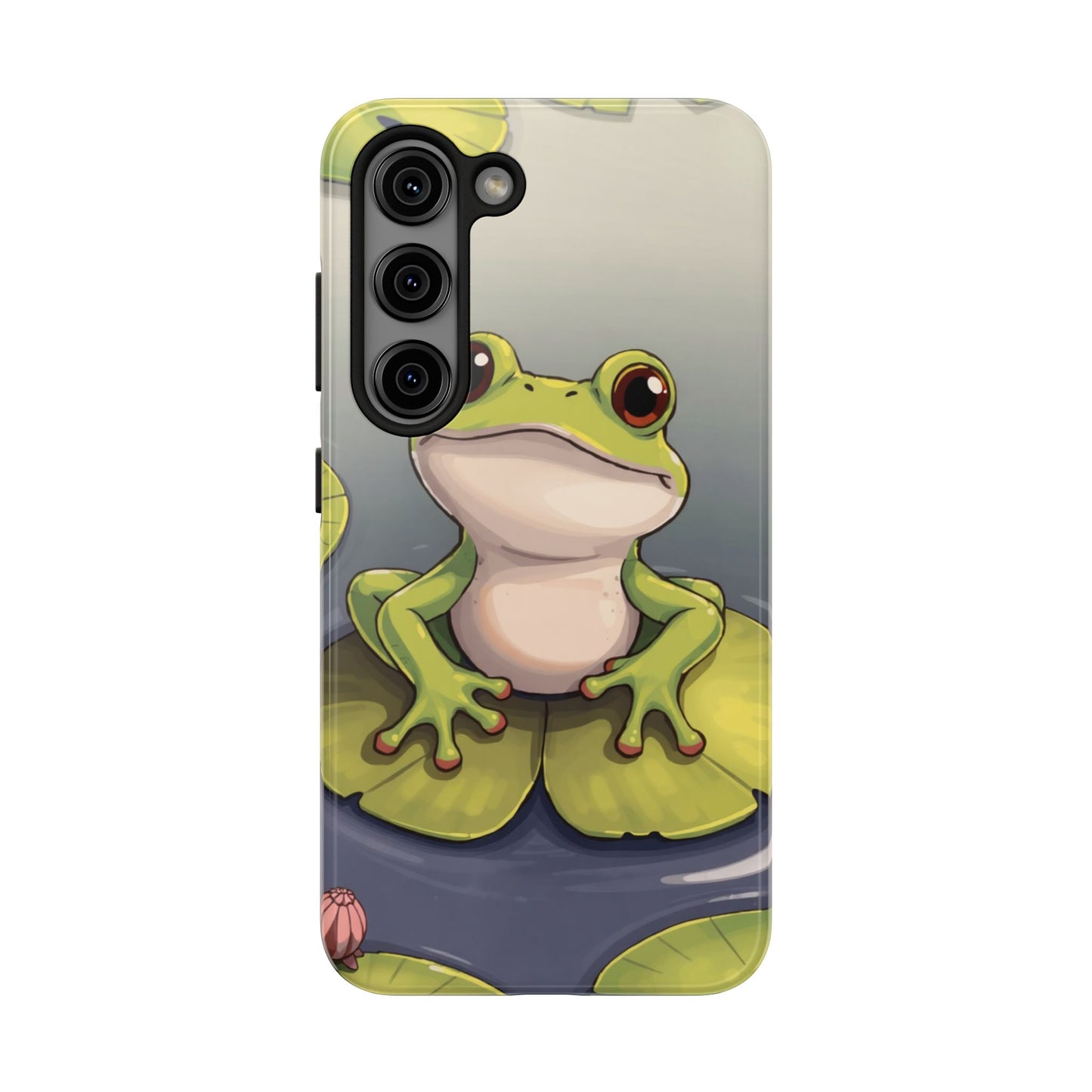 Cute Frog Tough Phone Case - Durable Protection with Nature Vibe