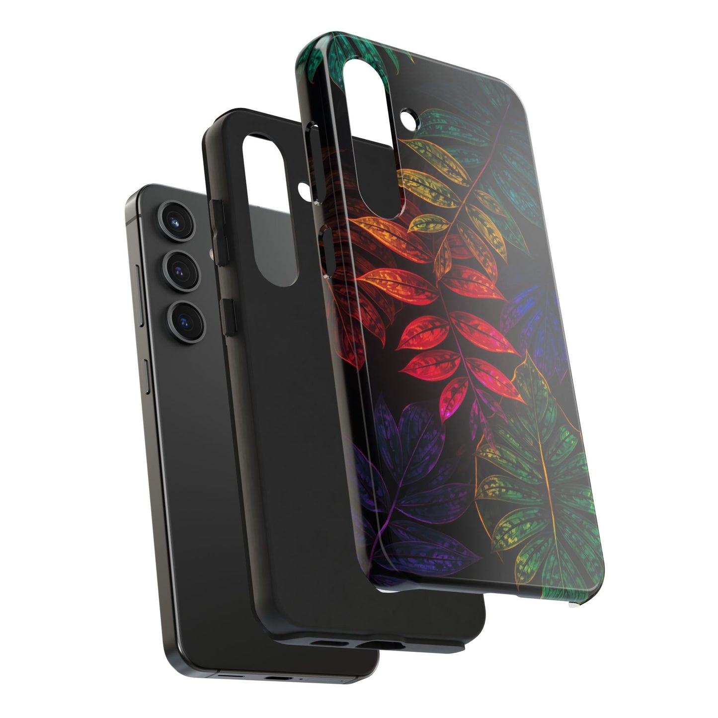 Vibrant Tropical Leaf Tough Phone Case