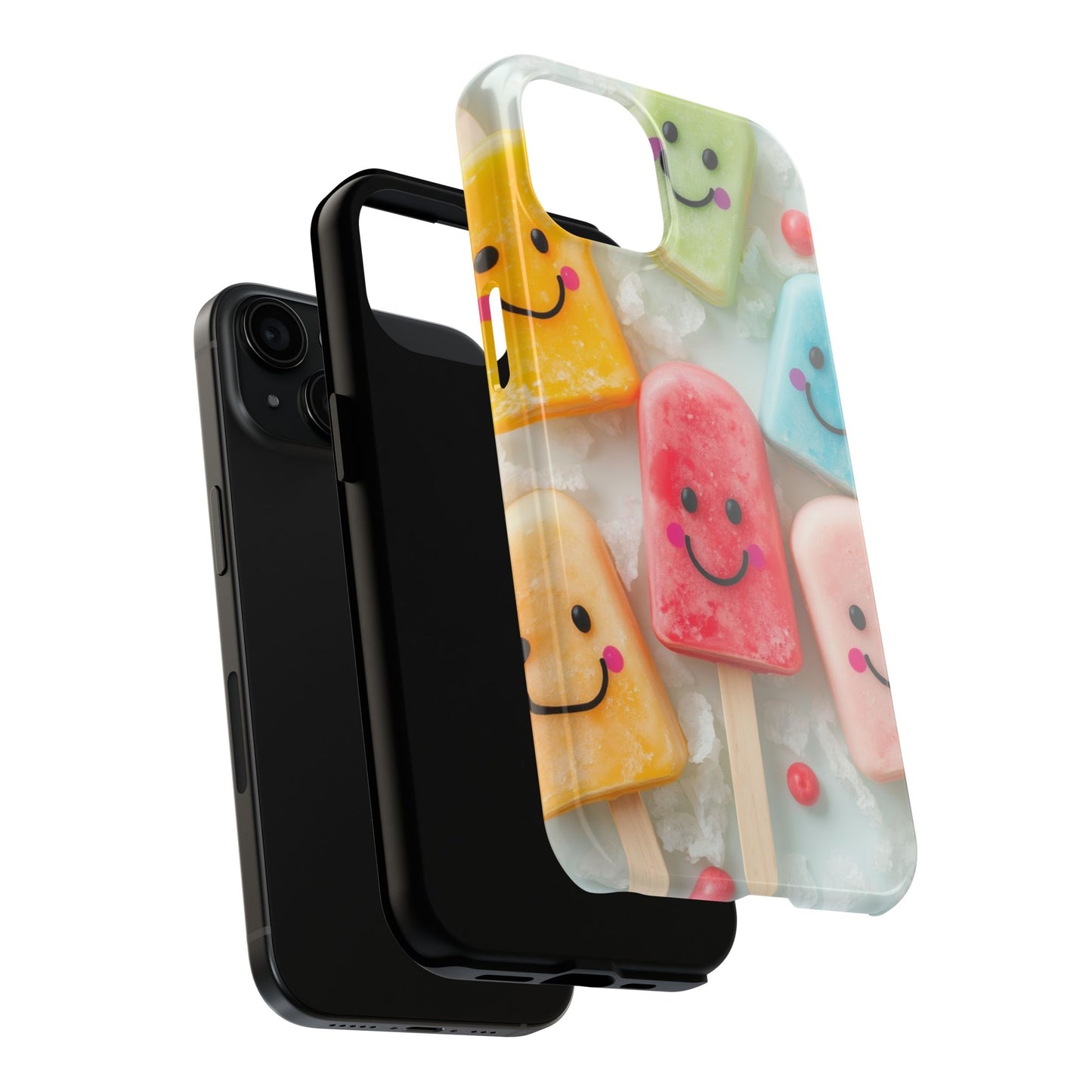 Cute Smile Popsicle Tough Phone Case - Fun Protection for Your Device