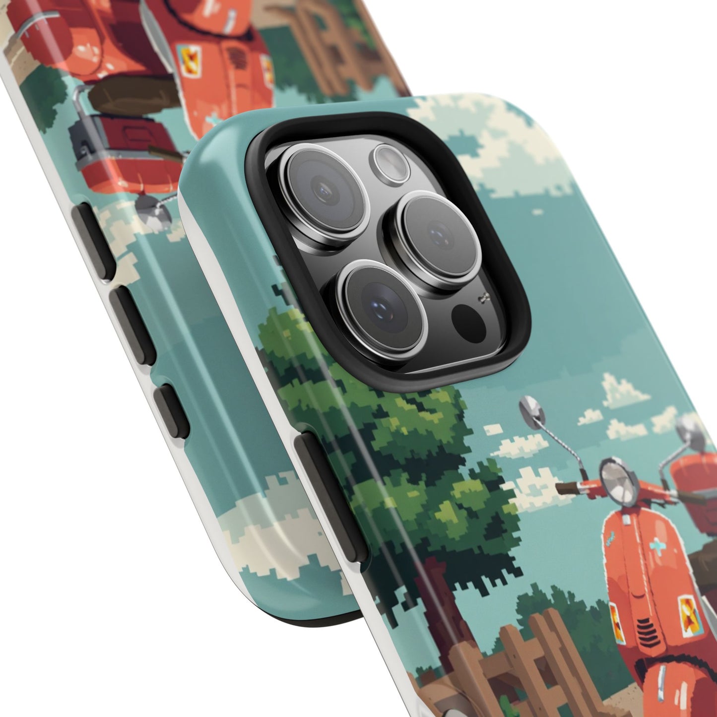 Retro Scooter Phone Case - Tough & Stylish Protection