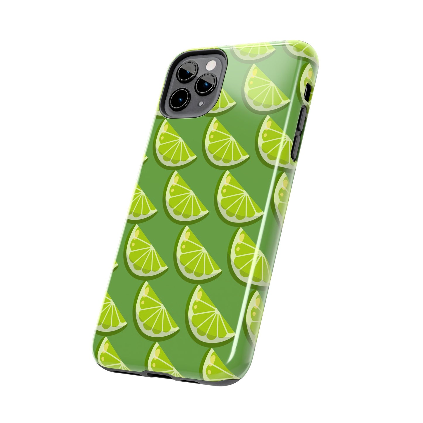 Lime Slice Tough Phone Case - Green Party - for iPhone