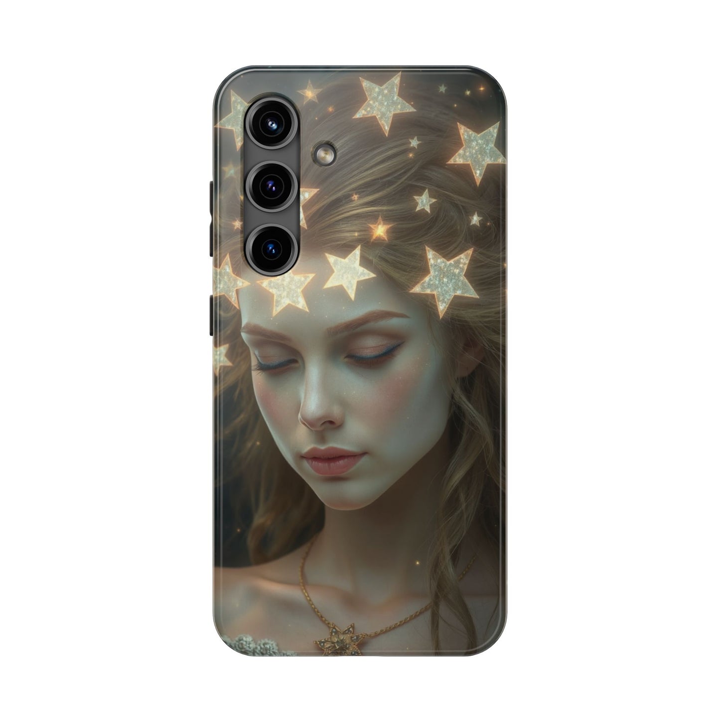 Celestial Dream Tough Phone Case - Artistic Starry Design for Style Enthusiasts