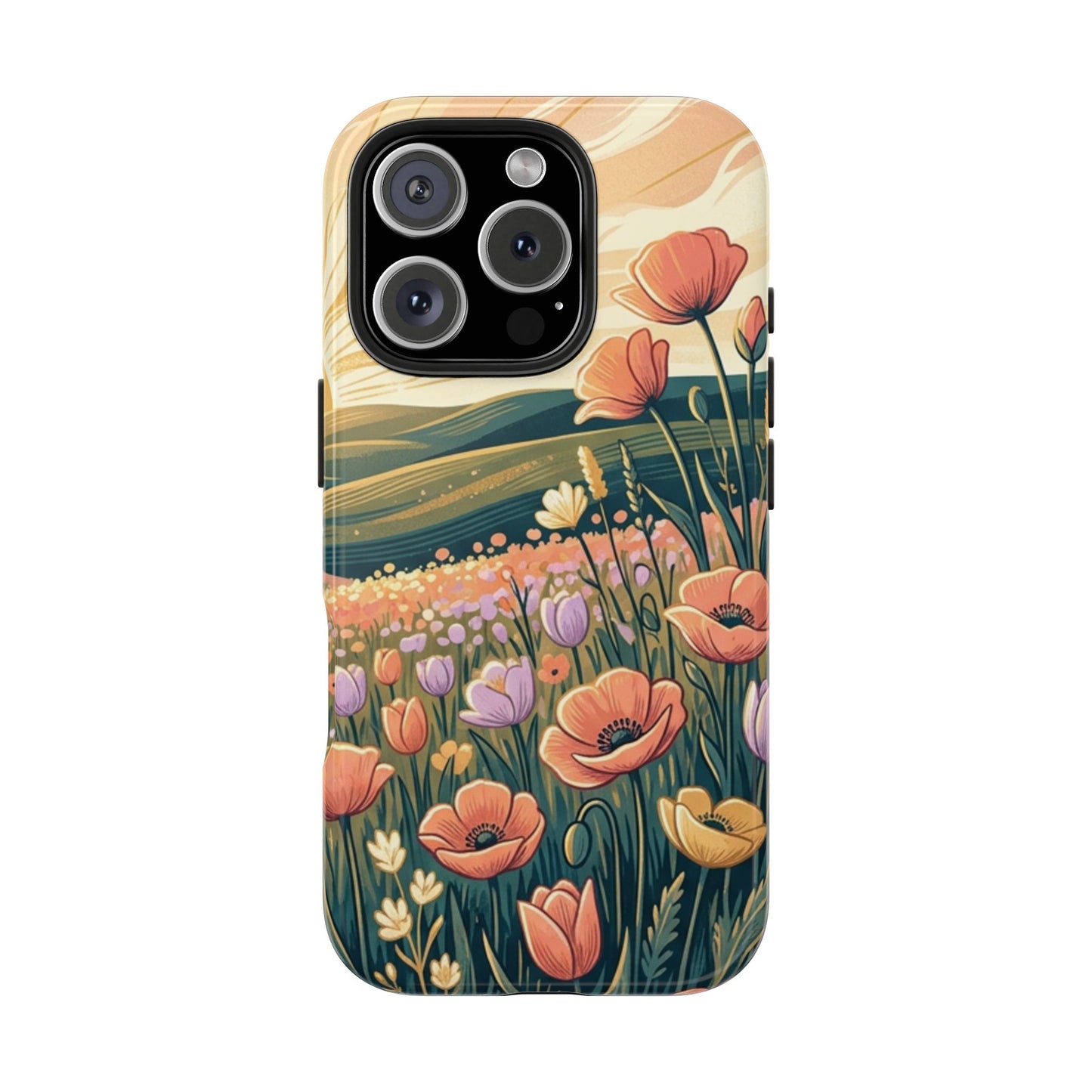 Floral Sunrise iPhone Case — Land of Flowers Design