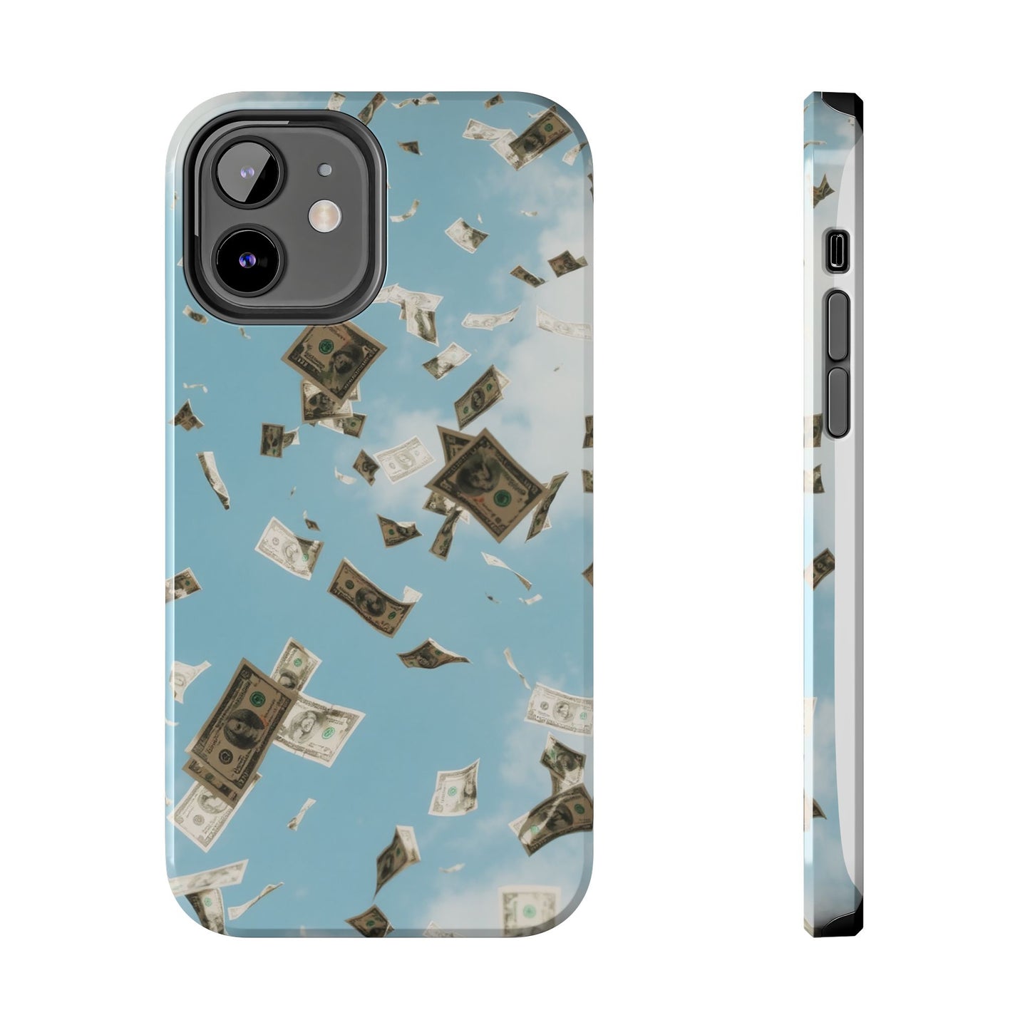 Cinematic Money Rain Phone Case | Tough & Stylish Accessory for Trendsetters, Gift for Birthdays, Graduations, and Celebrations