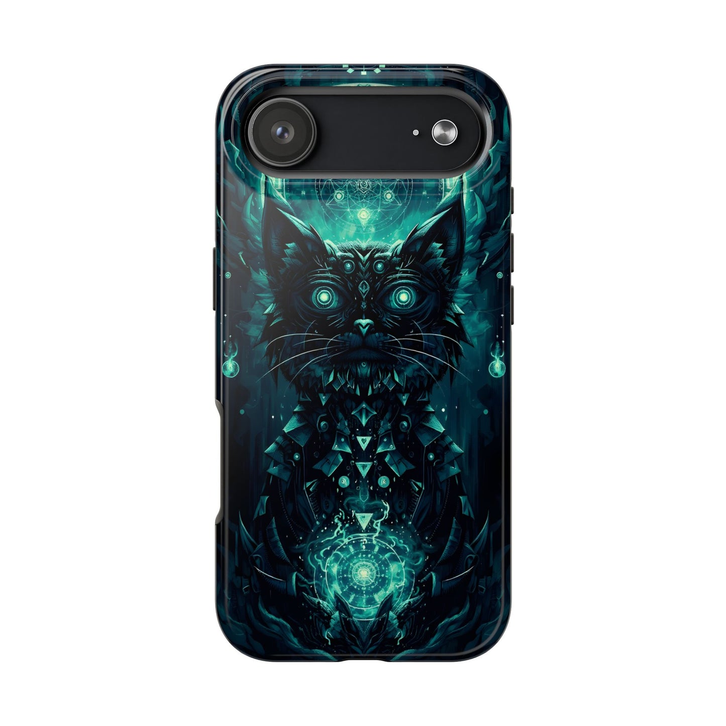 Mystical Dark Cat Phone Case - Tough Protective Cover for Cat Lovers - for iPhone