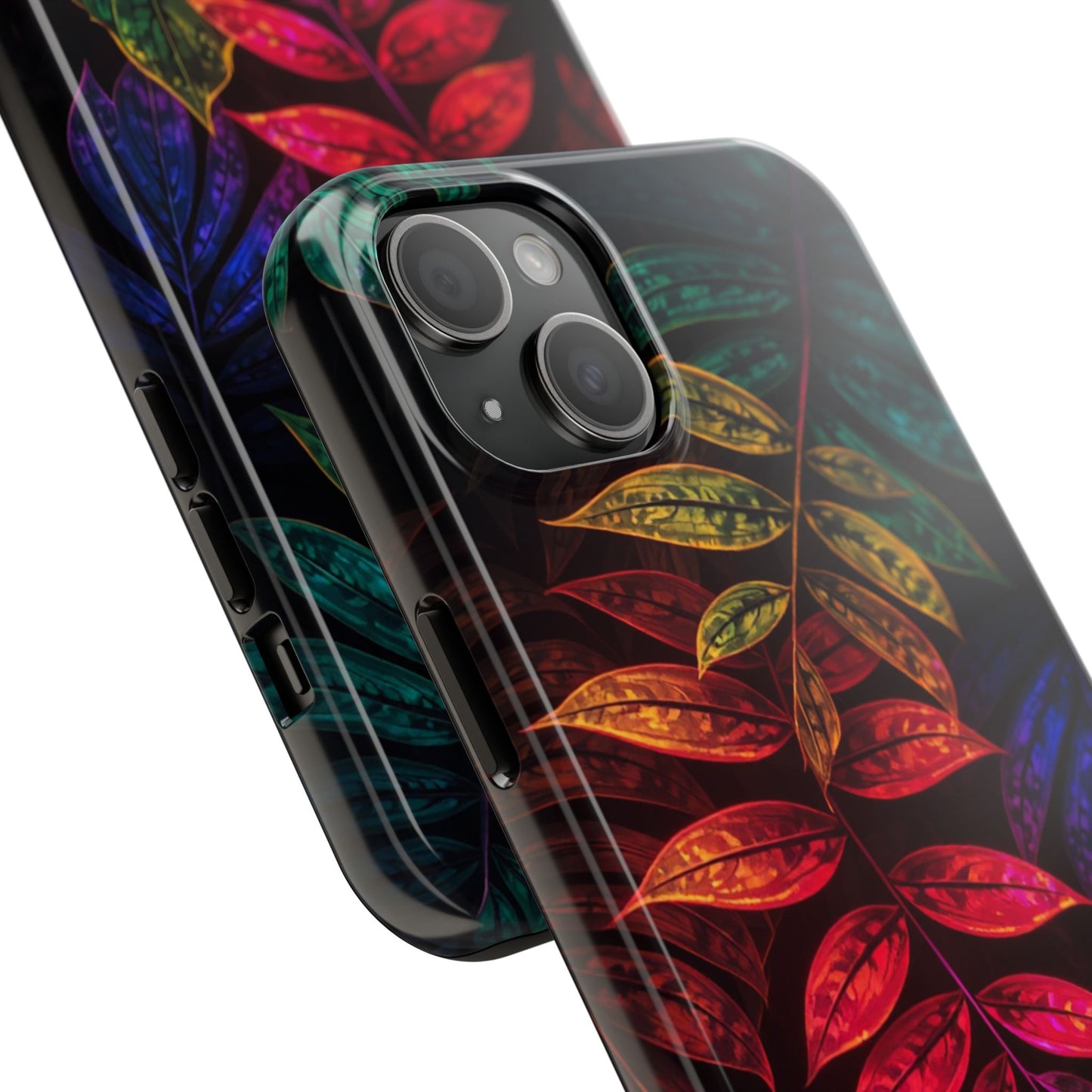 Vibrant Tropical Leaf Tough Phone Case